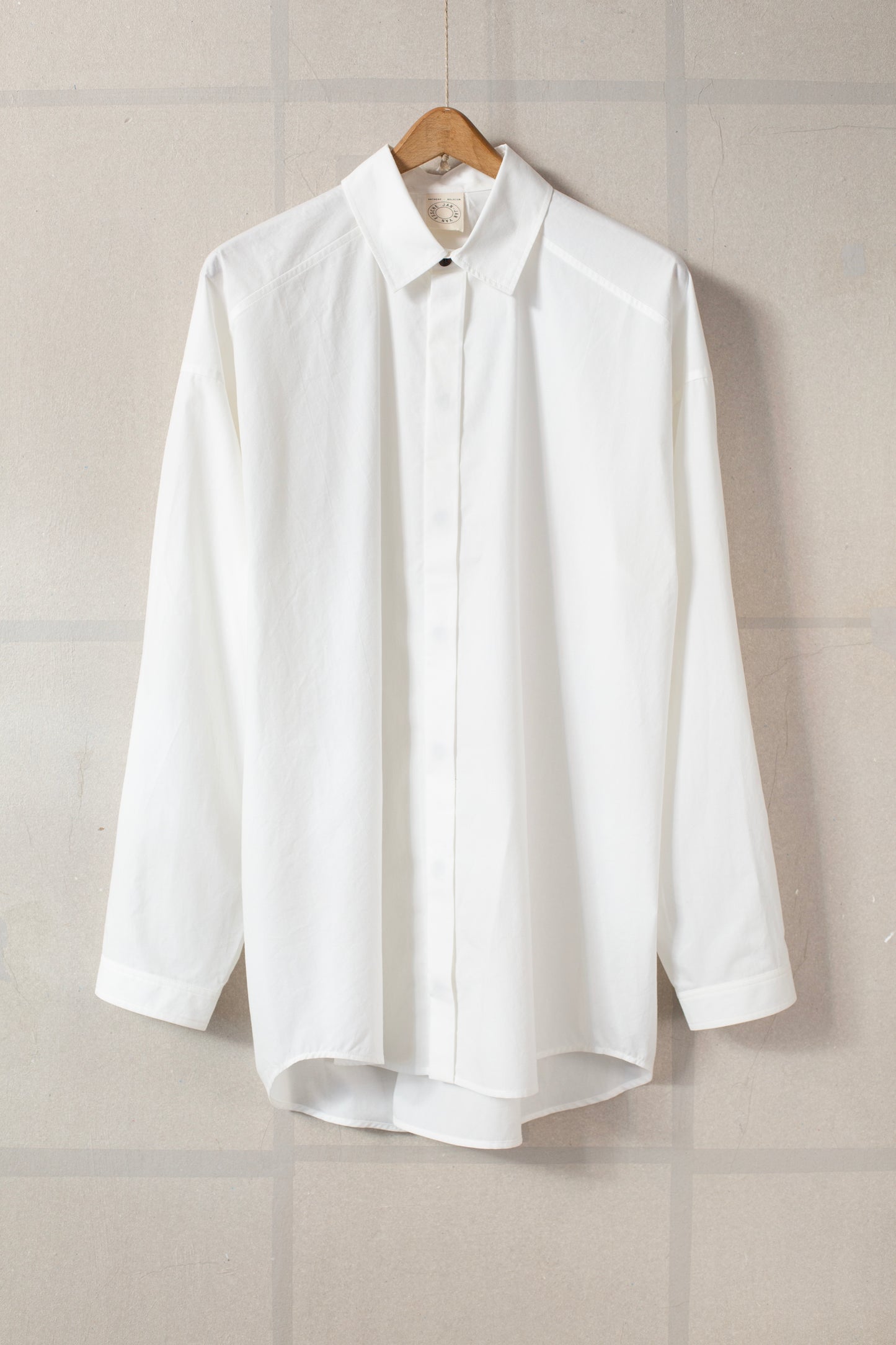 SHIRT#106 - COTTON HEMP POPLIN WHITE