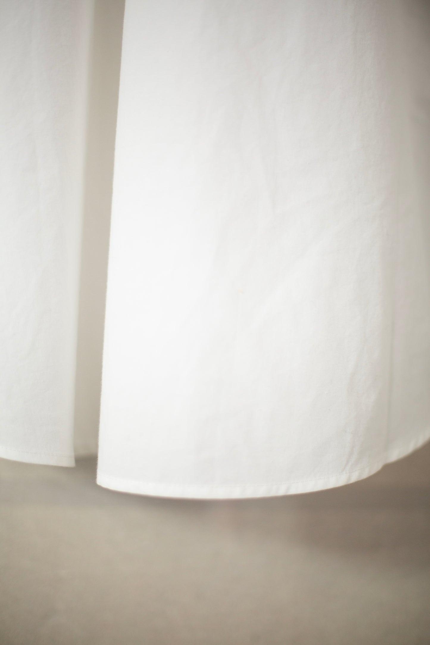 SHIRT#106 - COTTON HEMP POPLIN WHITE