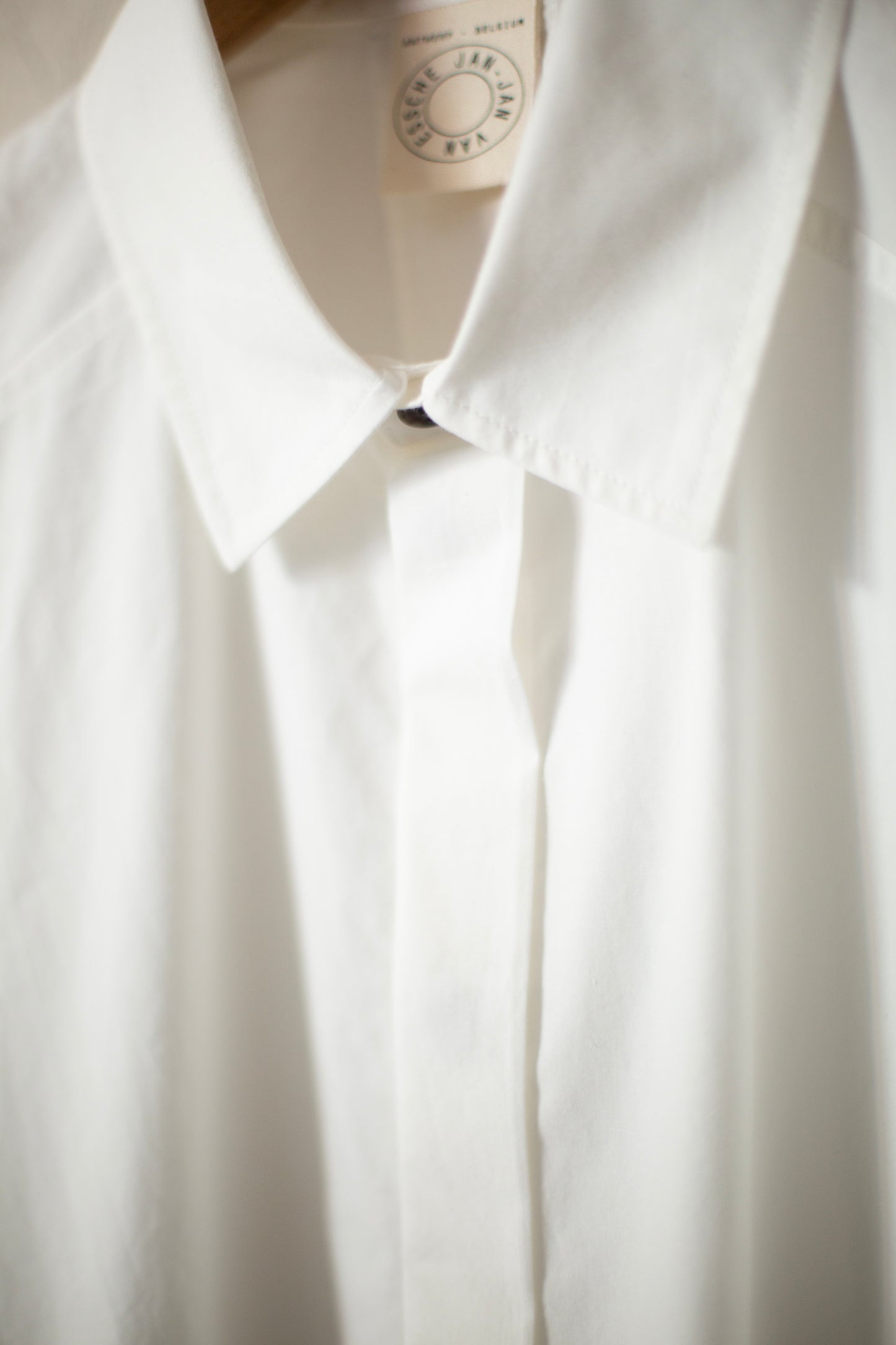SHIRT#106 - COTTON HEMP POPLIN WHITE