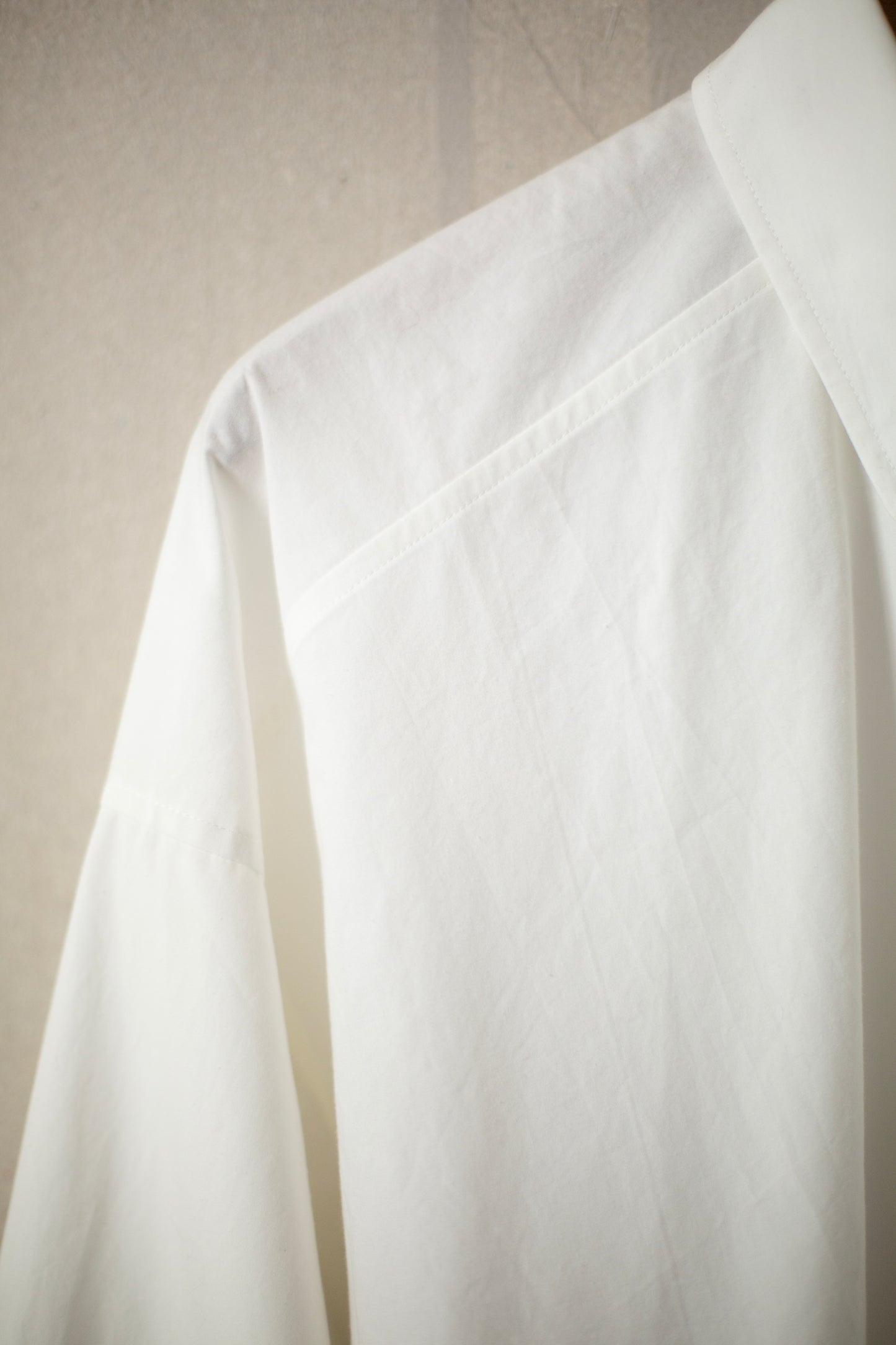 SHIRT#106 - COTTON HEMP POPLIN WHITE