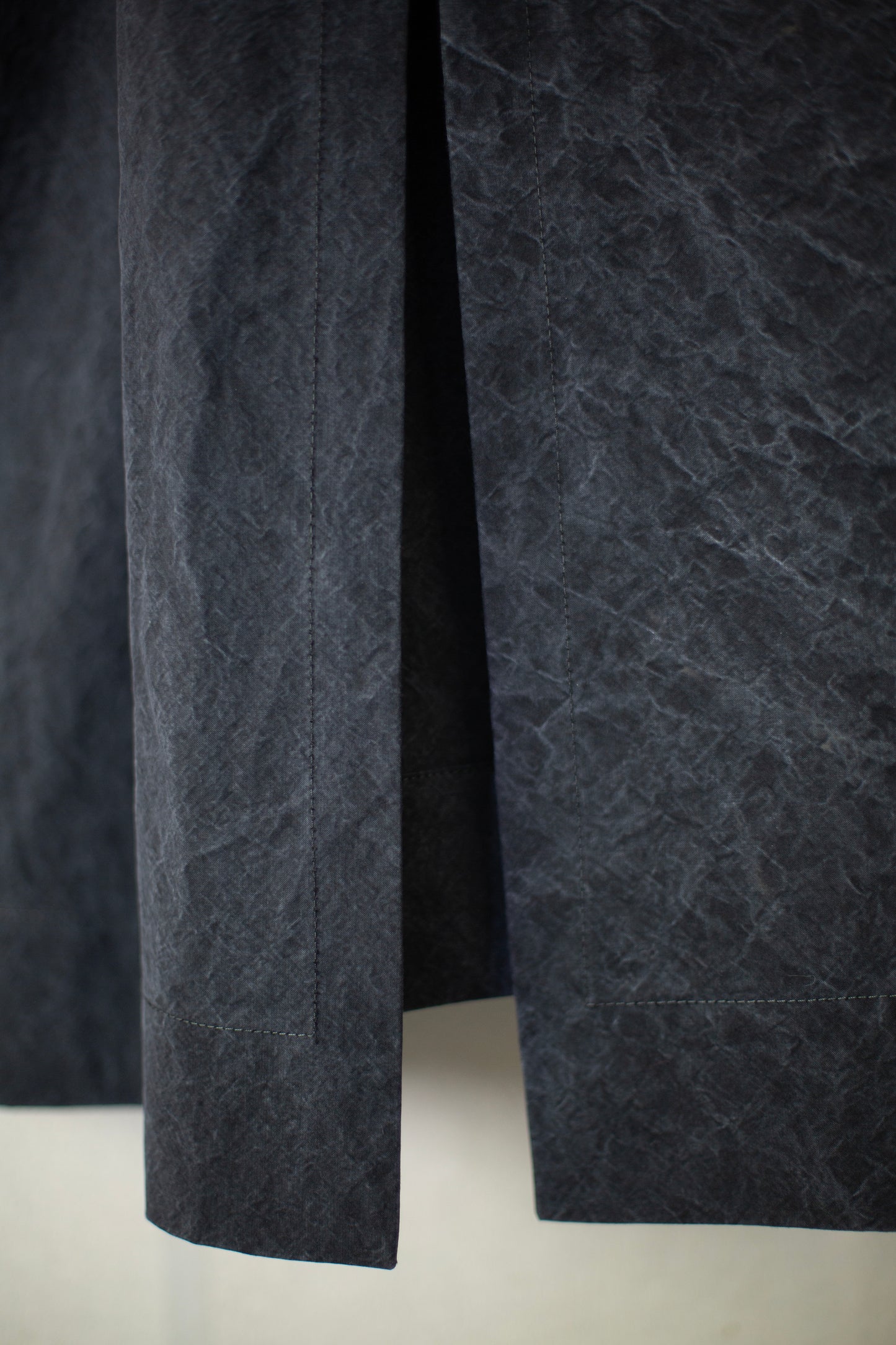 COAT#34 - TIME WASHED CANVAS BLACK