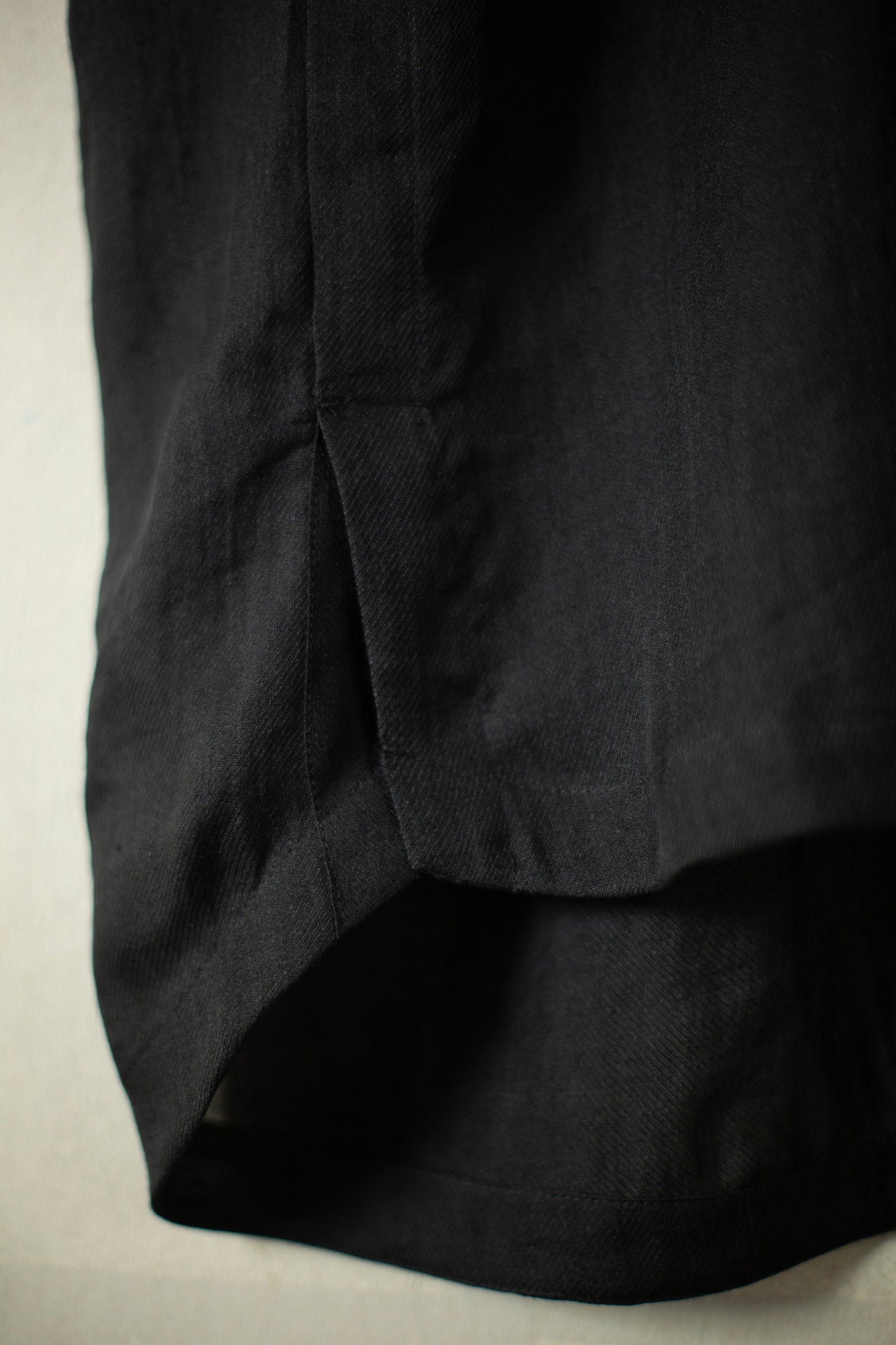 SHIRT#104 - FINE CAVALRY TWILL BLACK