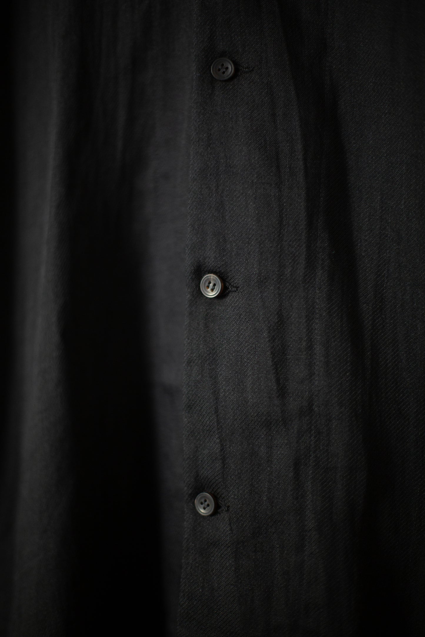 SHIRT#104 - FINE CAVALRY TWILL BLACK