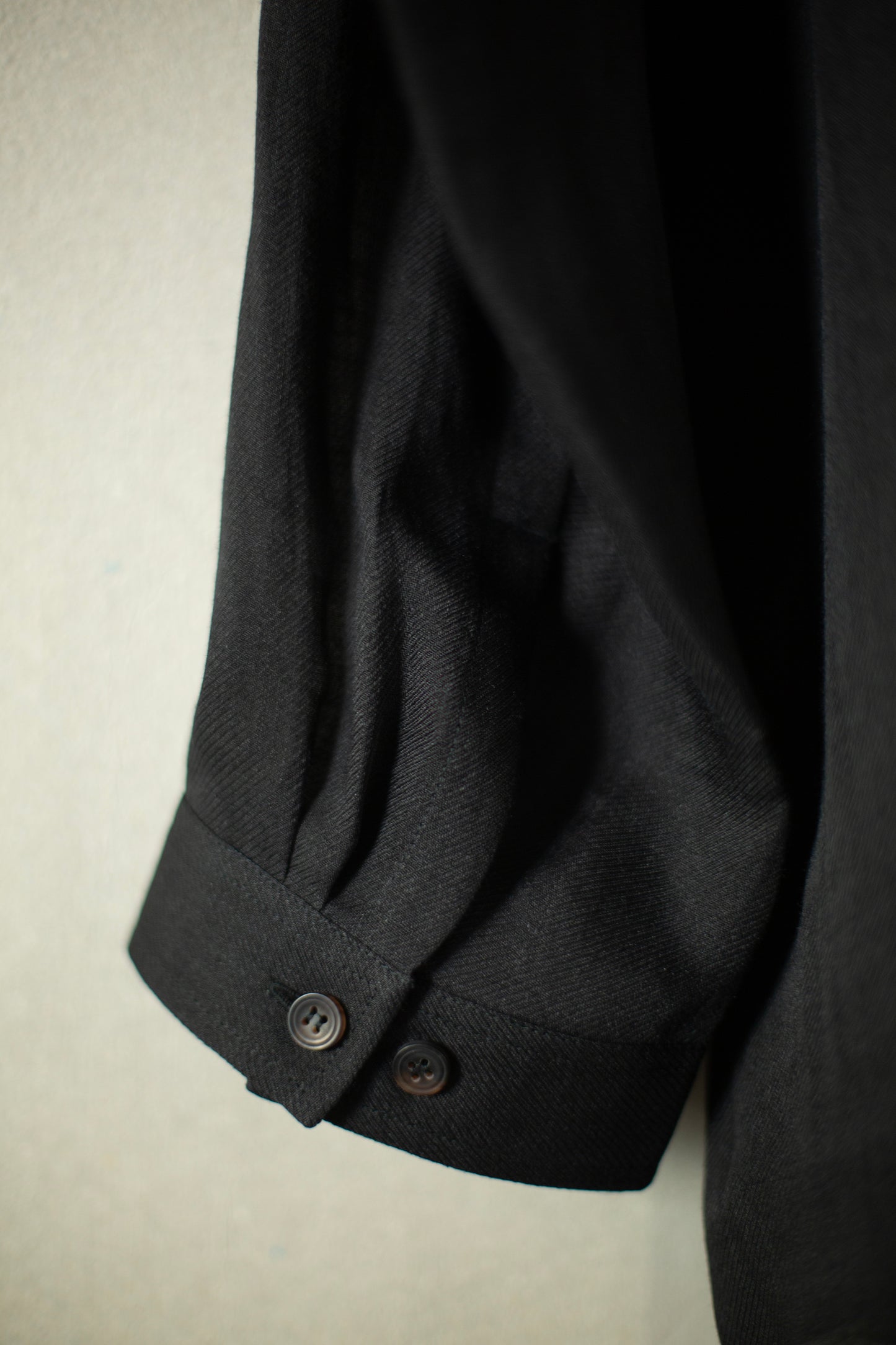 SHIRT#106 - FINE CAVALRY TWILL BLACK