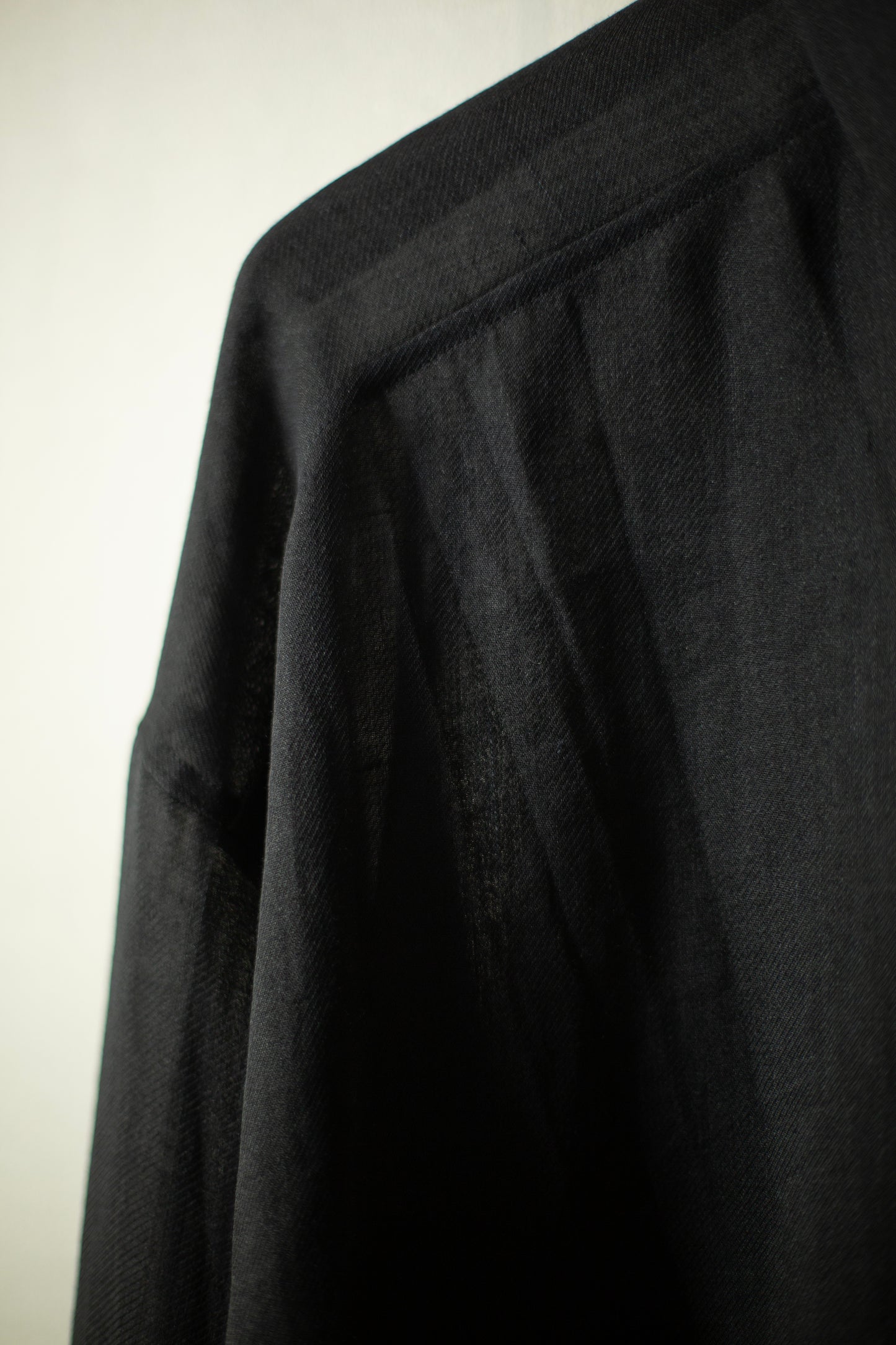 SHIRT#106 - FINE CAVALRY TWILL BLACK