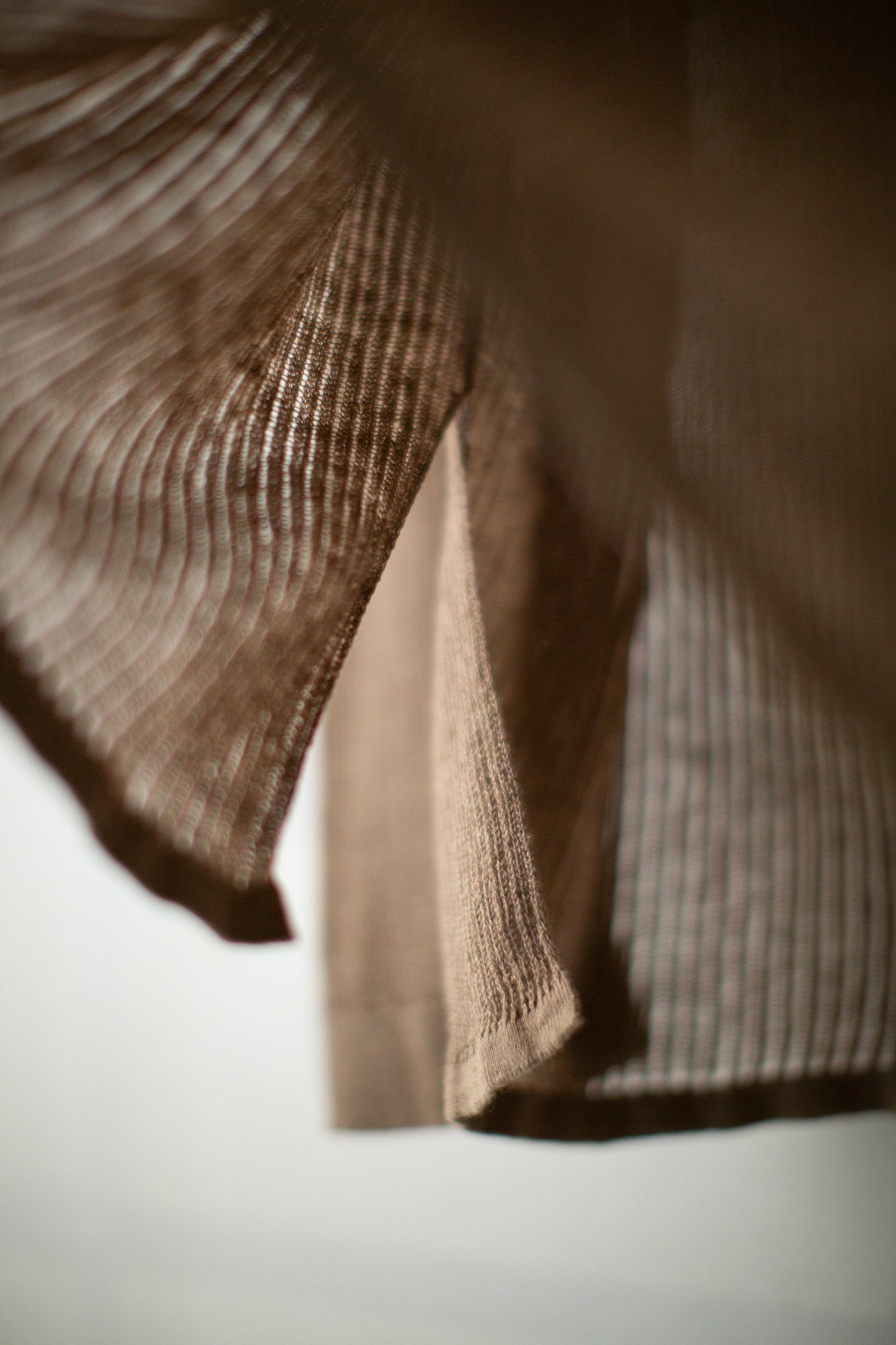 KNIT#76 - LINEN COTTON MESH MOCHA