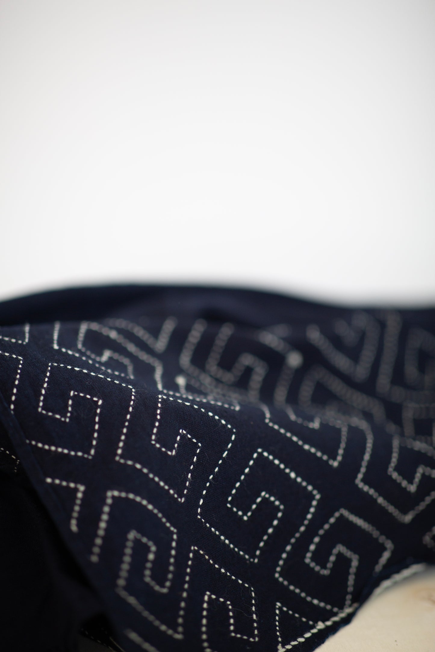 Indigo handwoven Furoshiki wrapping cloth