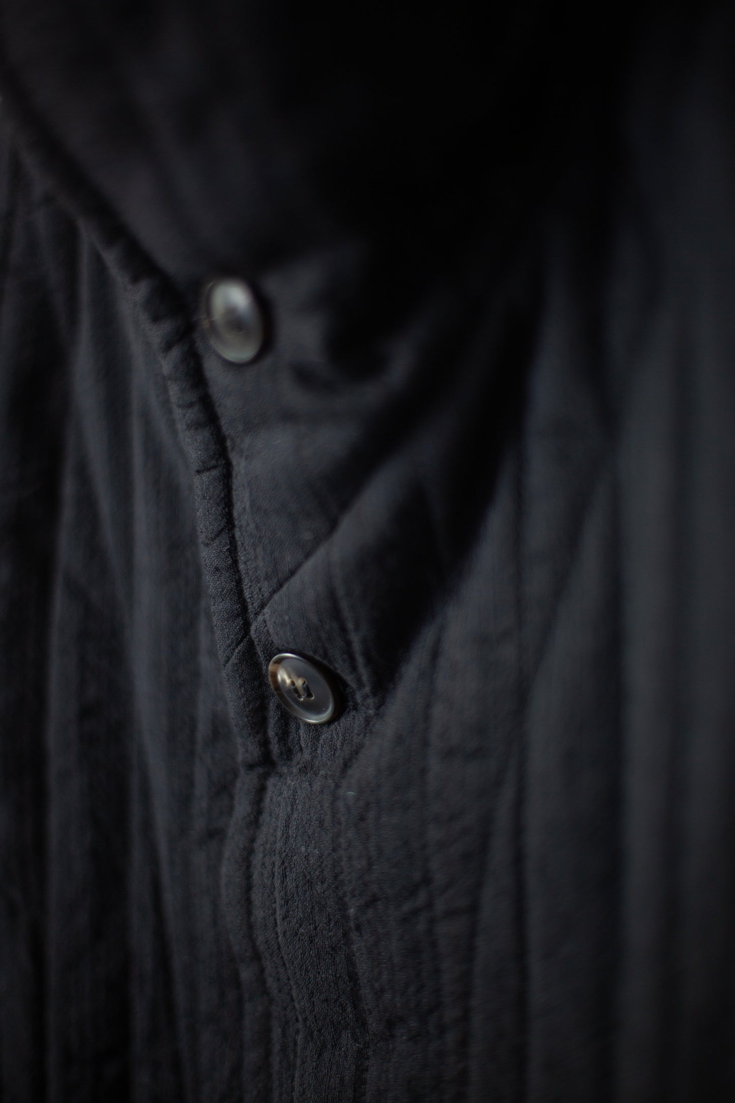 COLLAR PIECE#2 - MEDIUM SEERSUCKER PADDED DARK STRIPED