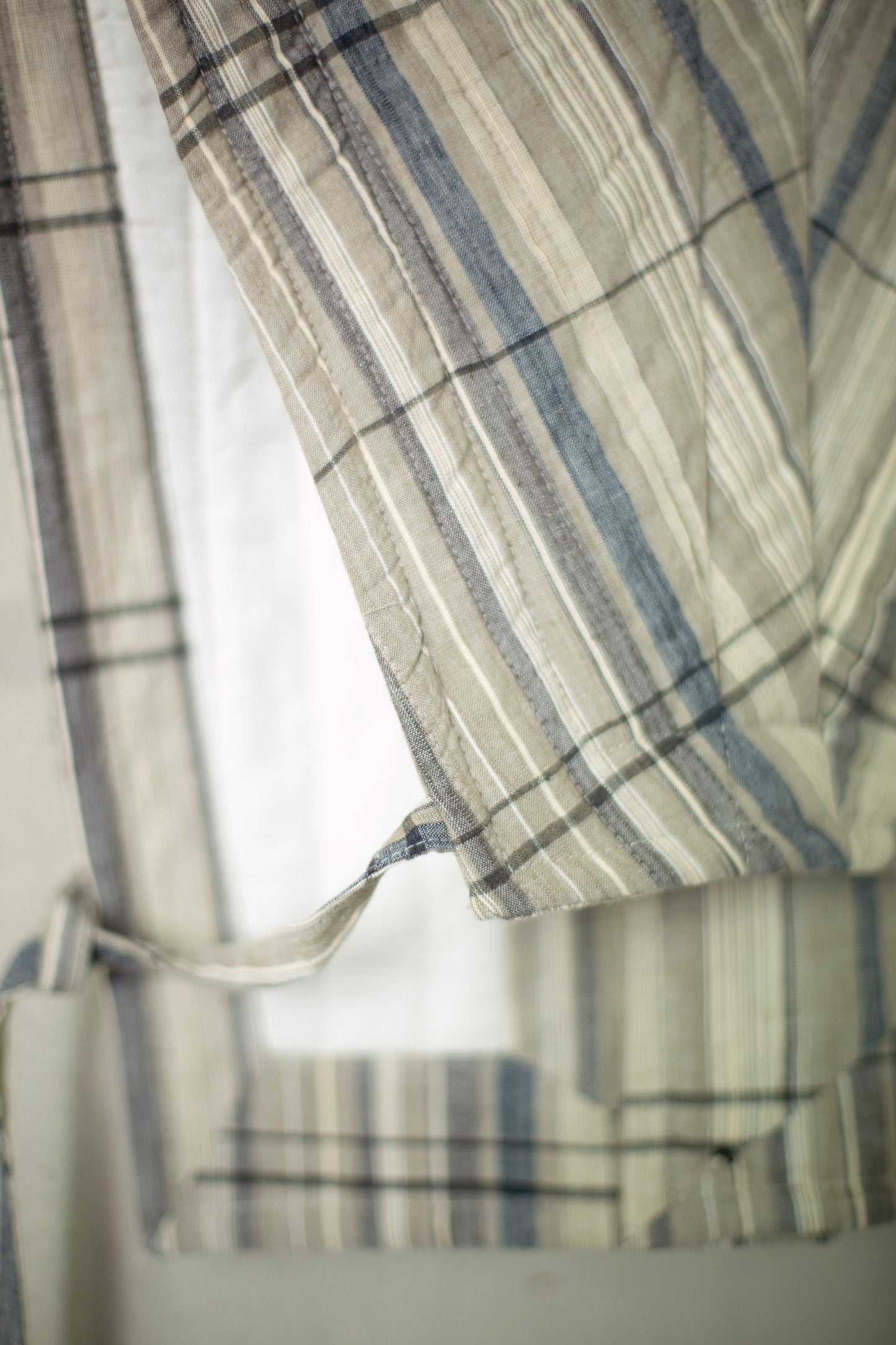 COLLAR PIECE#2 - MADRAS PLAID PADDED PLASTER