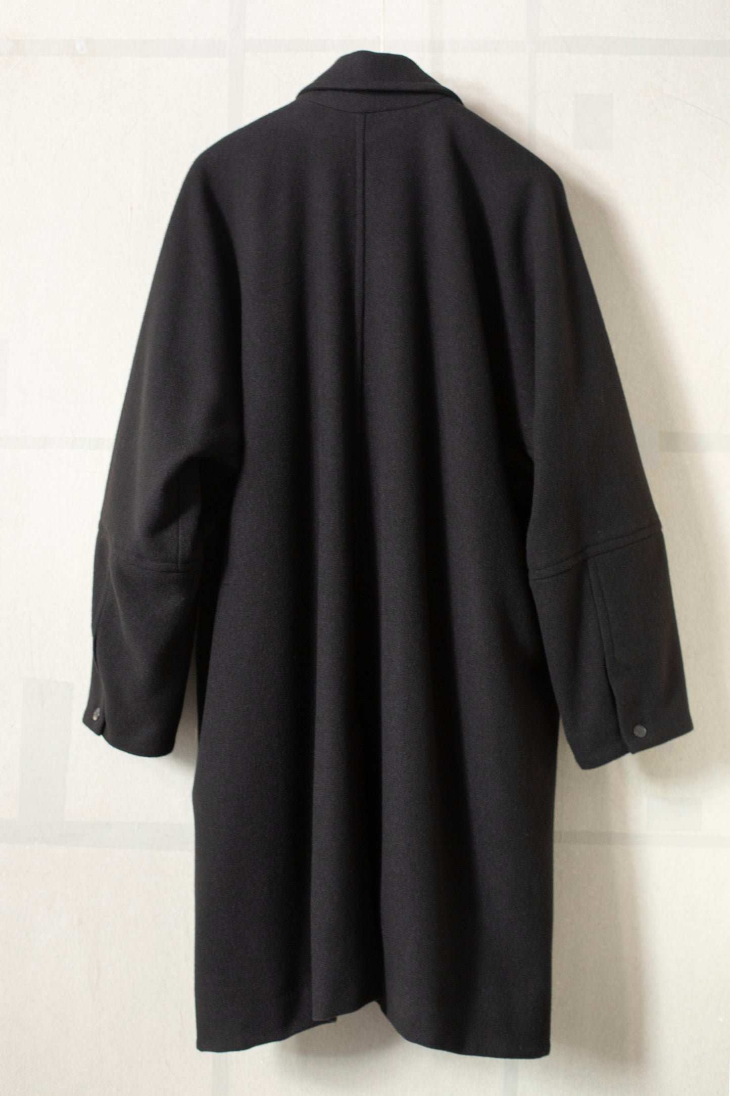 COAT#27 - BLACK YAK WOOL
