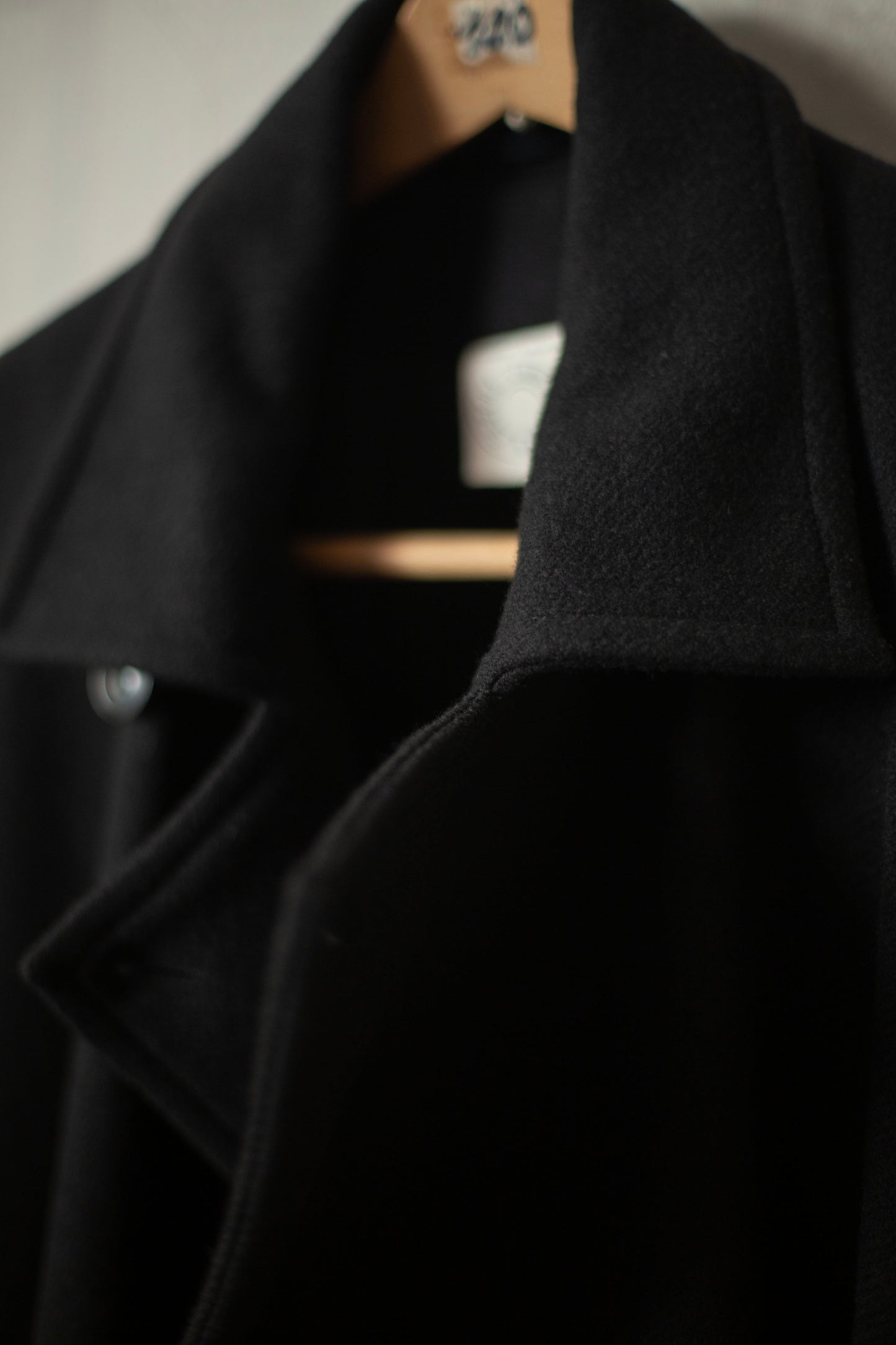 COAT#27 - BLACK YAK WOOL