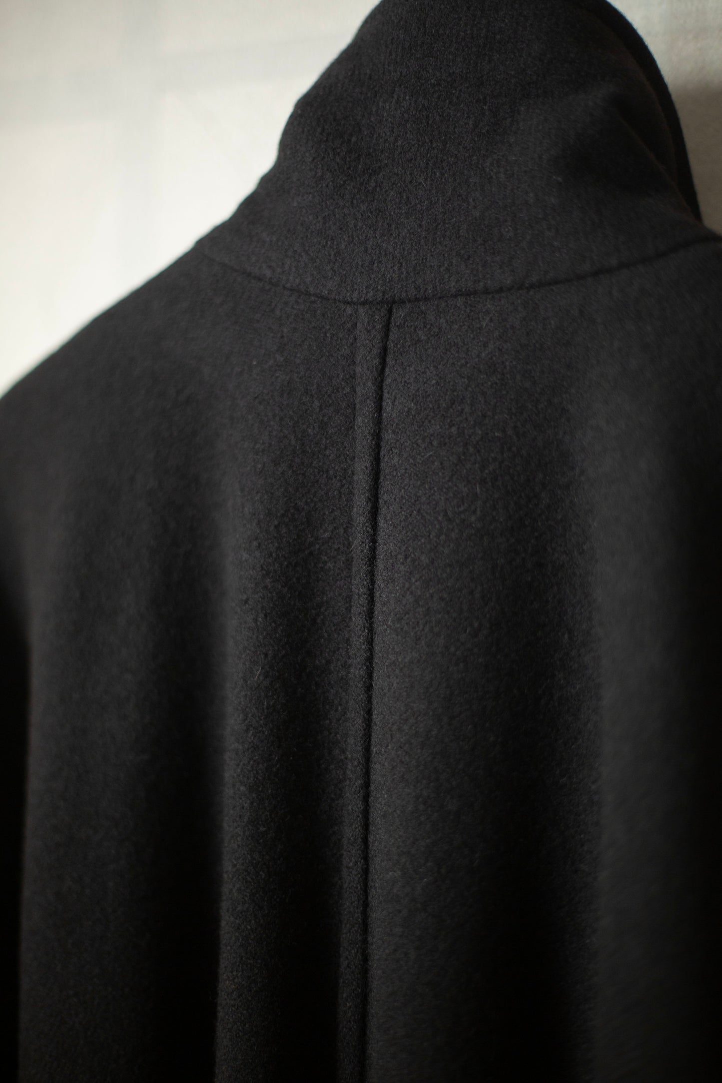 COAT#27 - BLACK YAK WOOL