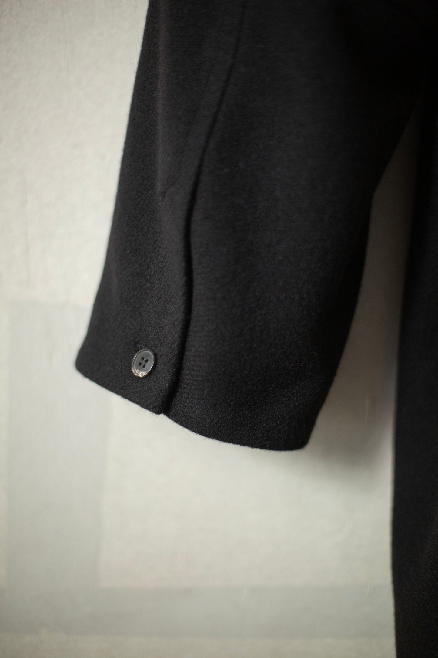 COAT#27 - BLACK YAK WOOL
