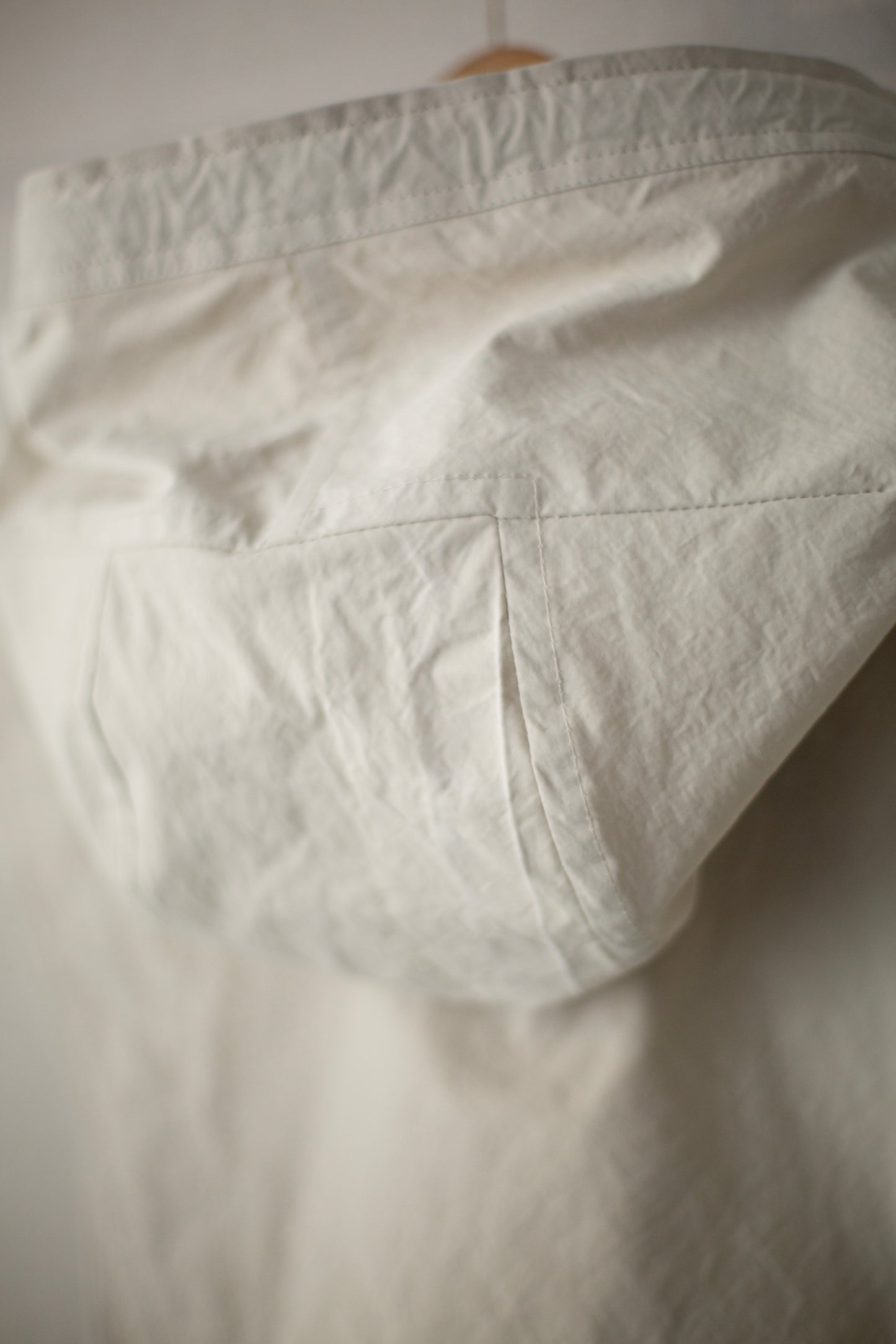 HOODPIECE#1 - TIME WASHED CANVAS CHALK
