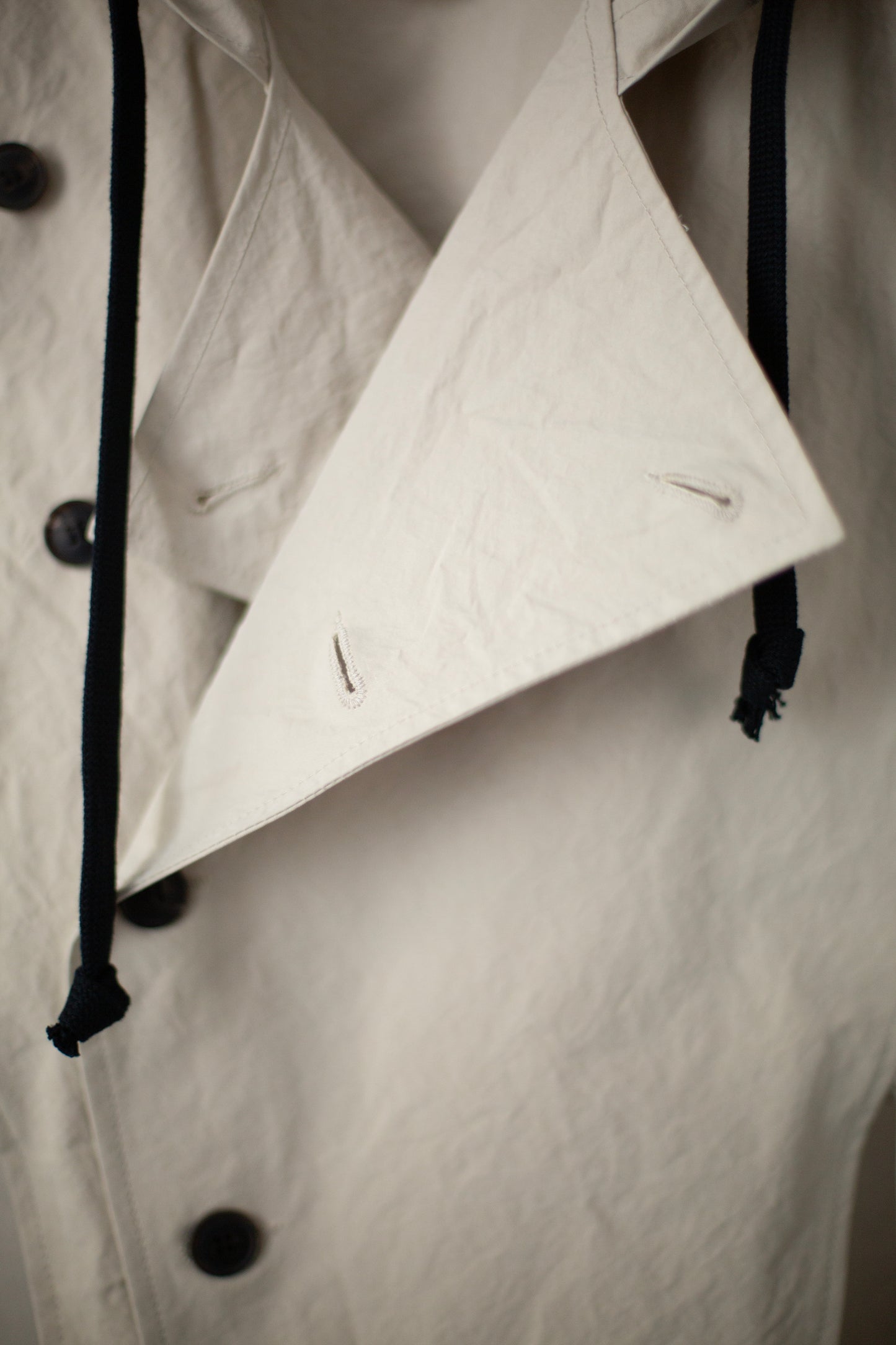 HOODPIECE#1 - TIME WASHED CANVAS CHALK