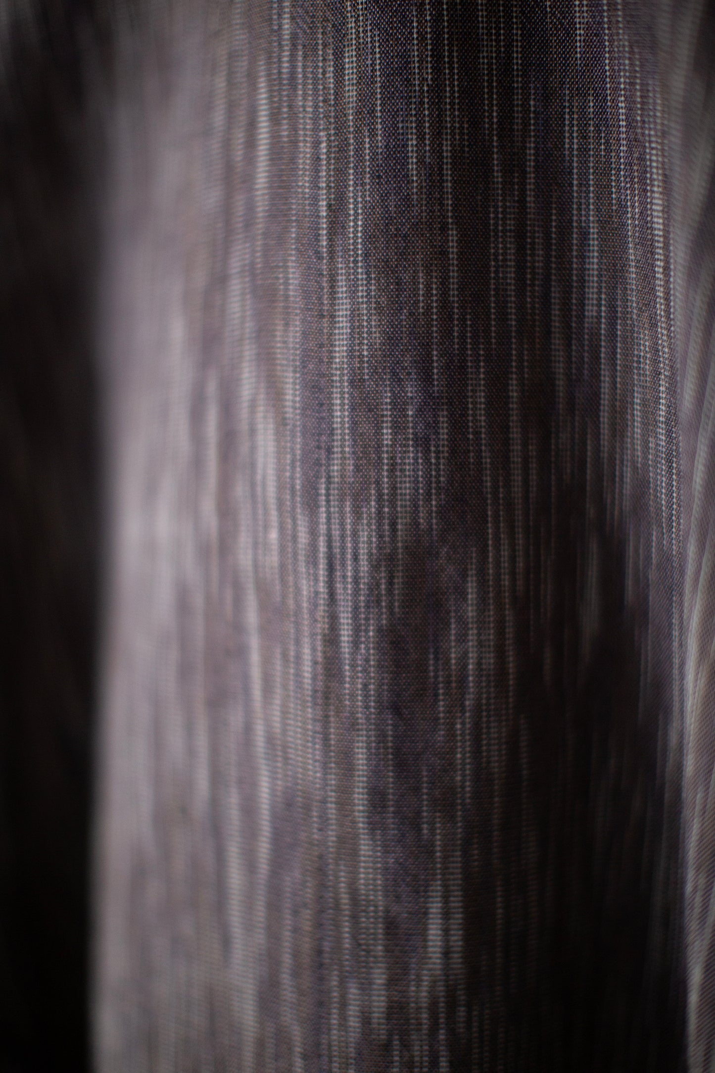 GILET#15 - KASURI COTTON SILK OLD LAVENDER