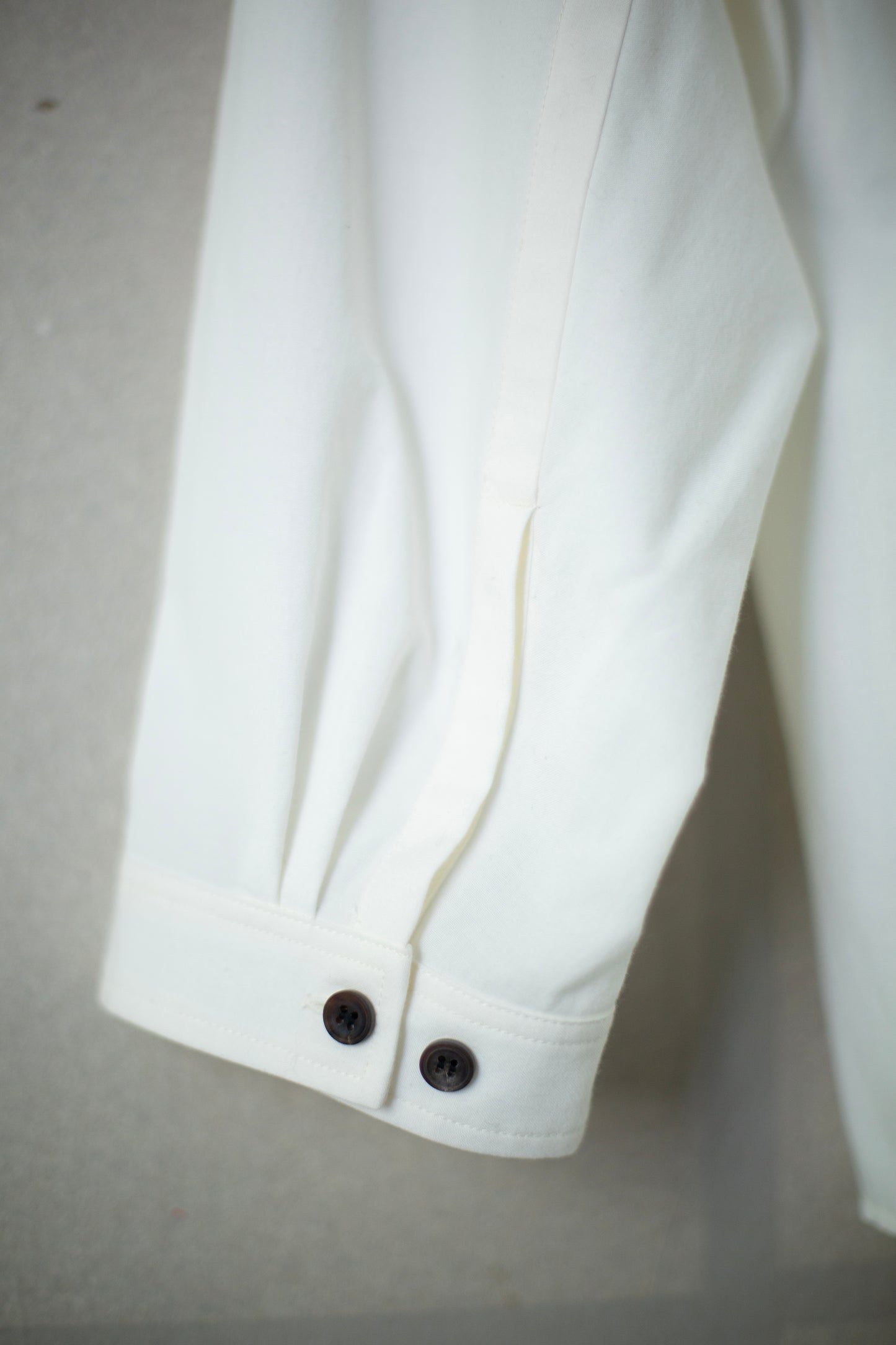 SHIRT#106 - COTTON CASHMERE POPLIN OFF WHITE