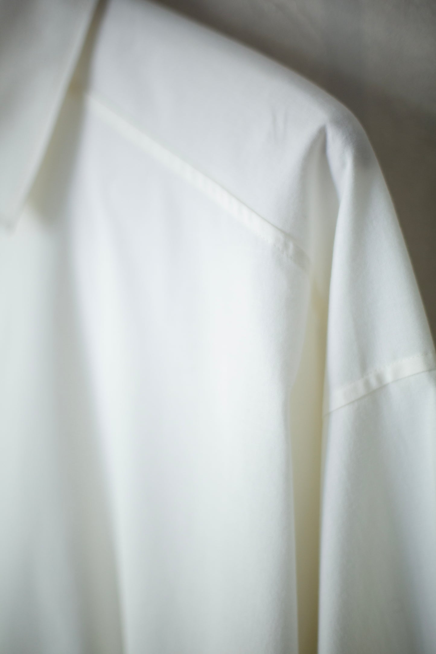 SHIRT#106 - COTTON CASHMERE POPLIN OFF WHITE