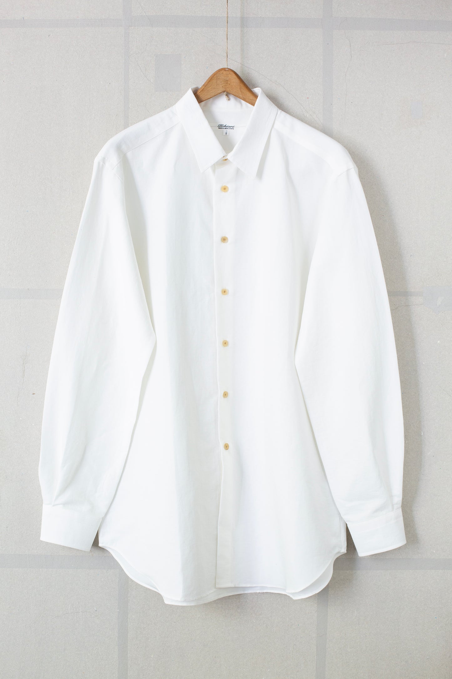 White linen cotton classic shirt