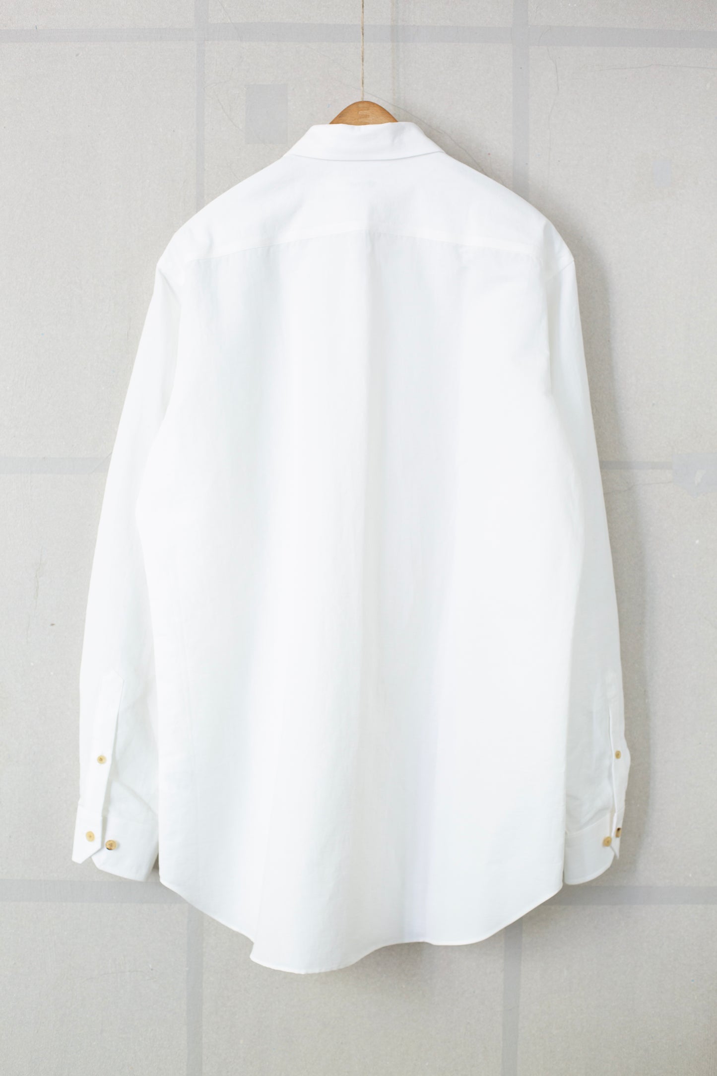 White linen cotton classic shirt