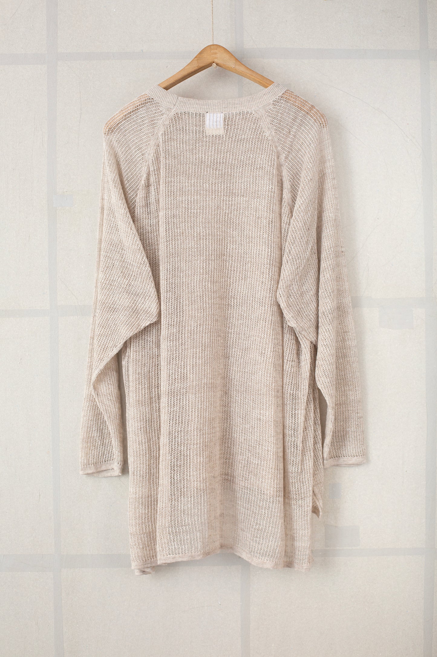 KNIT#69 - LINEN COTTON YARN BEIGE