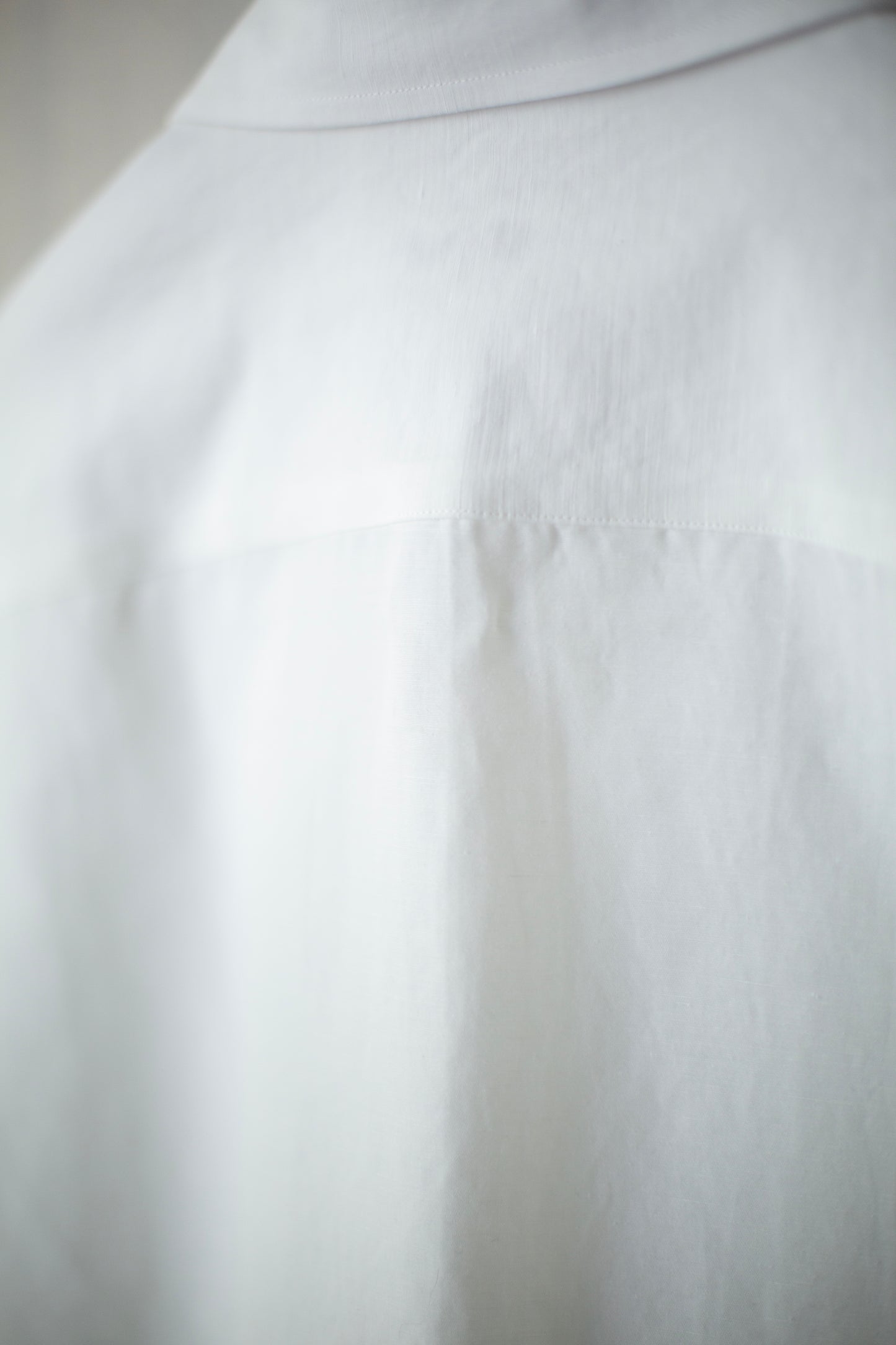 White linen cotton classic shirt