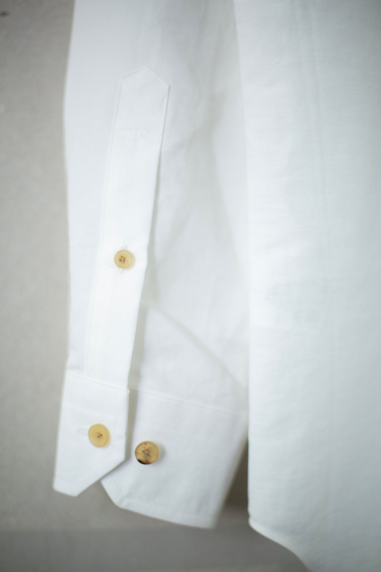 White linen cotton classic shirt