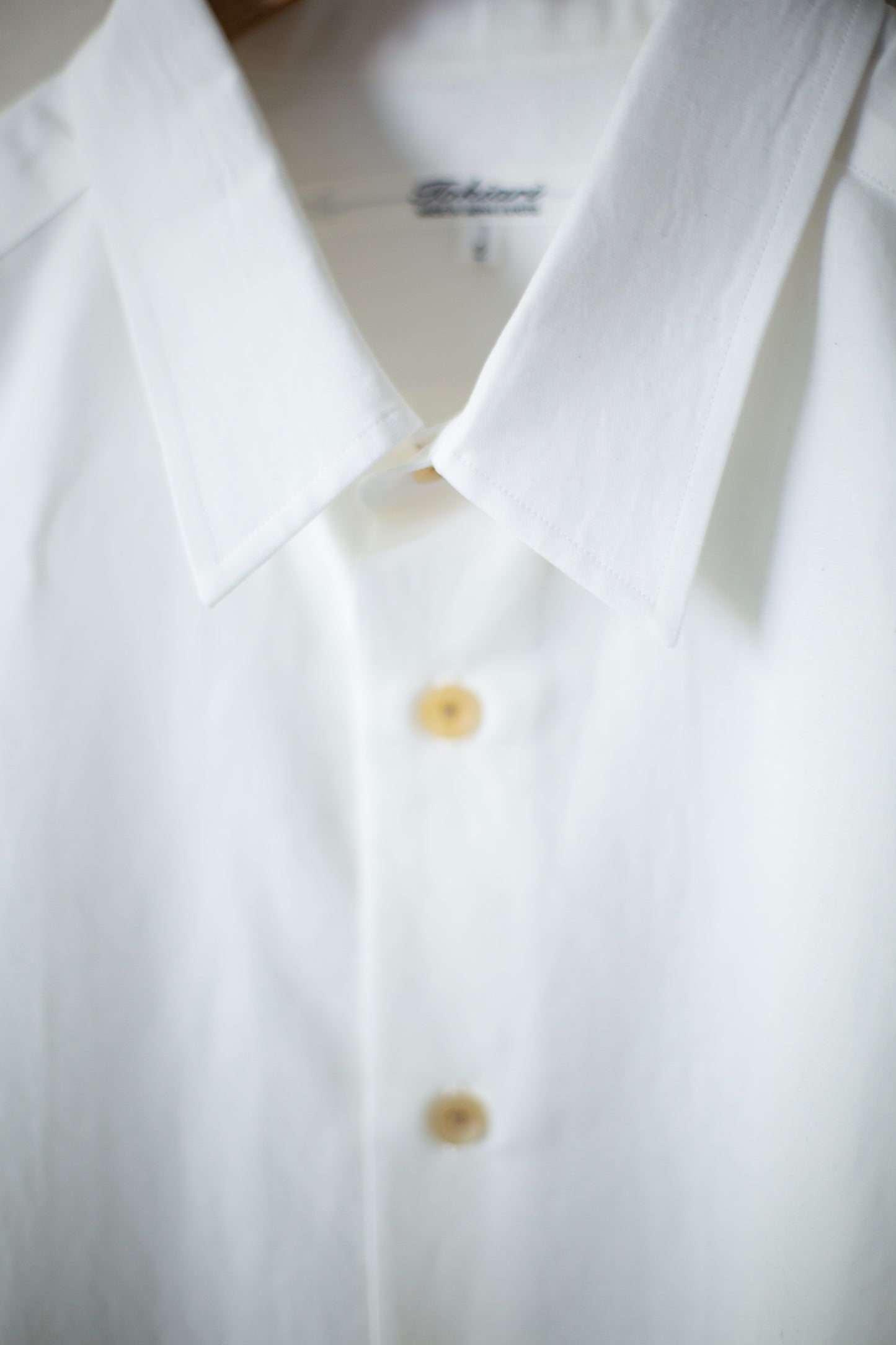 White linen cotton classic shirt