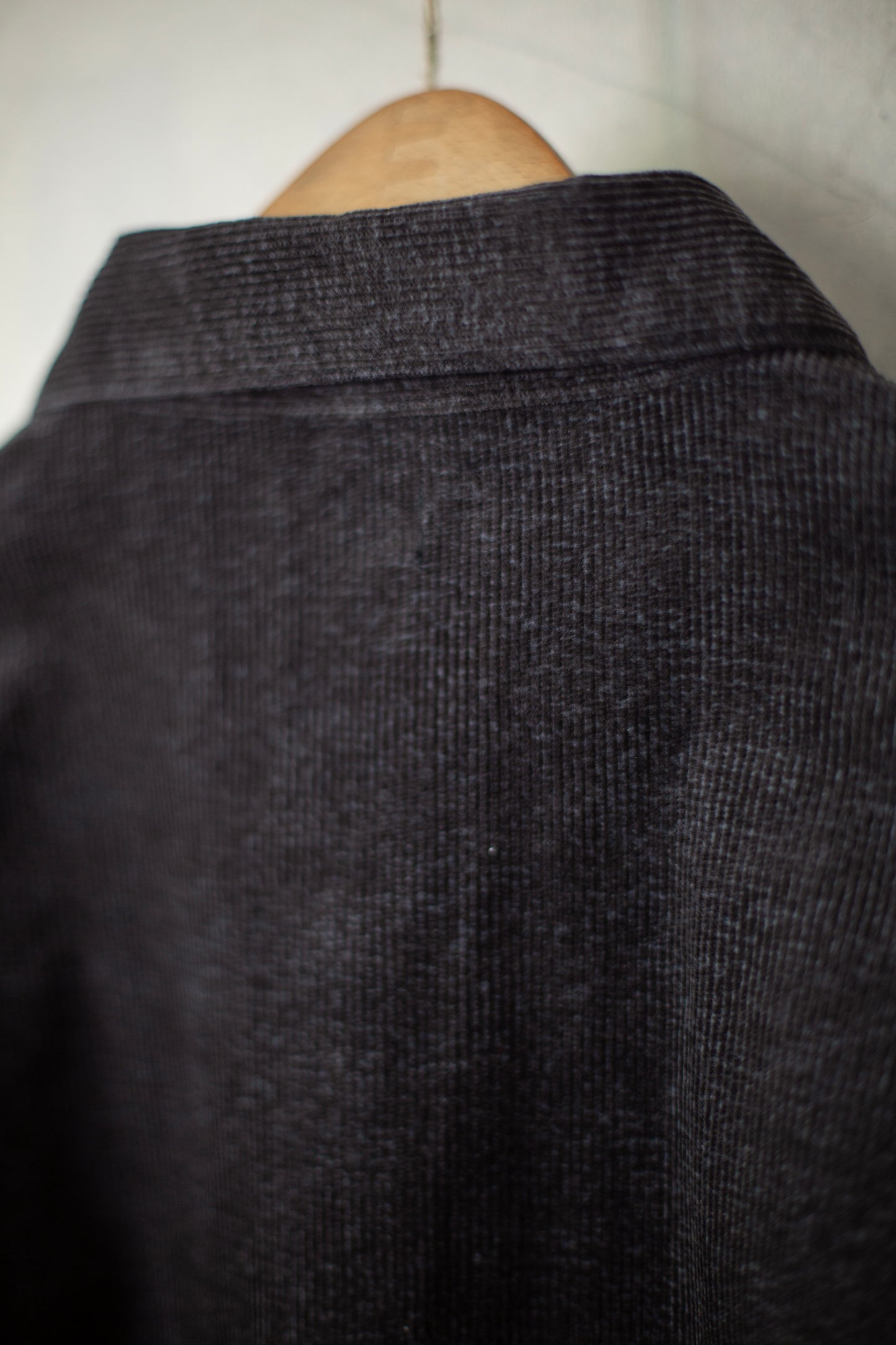 Melange charcoal coverall jacket