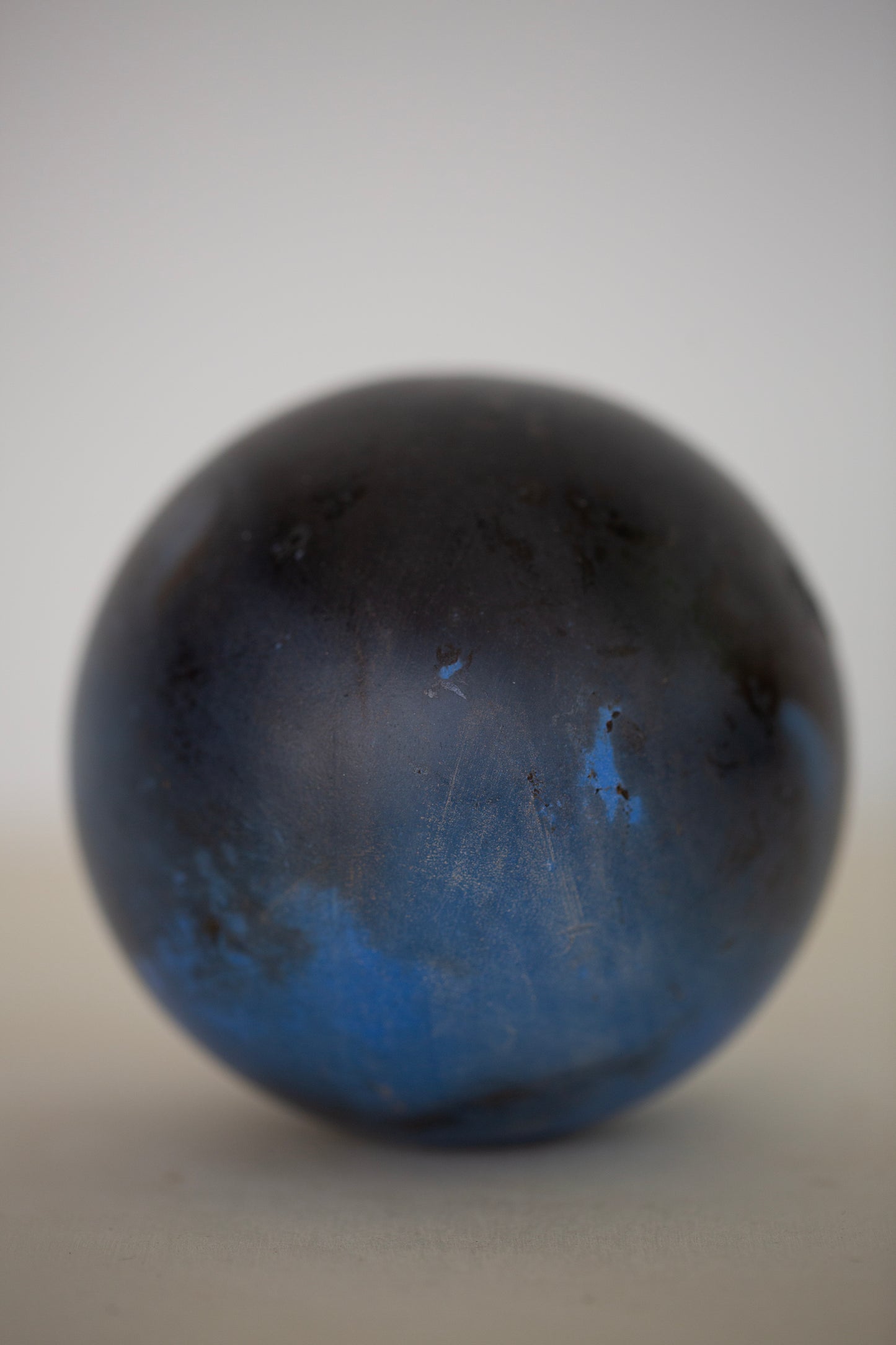 ceramic ball sulfide-raku bake large