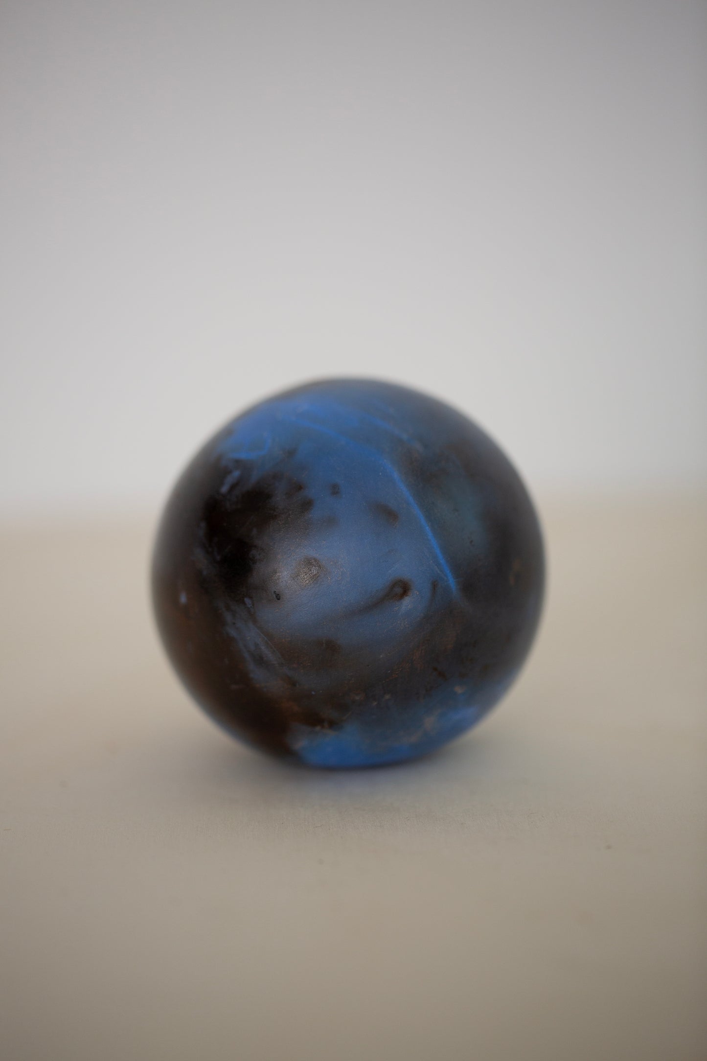 ceramic ball sulfide-raku bake small
