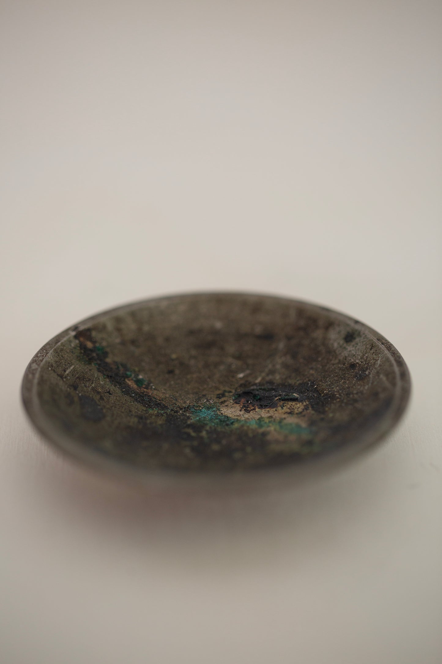 small metal dish