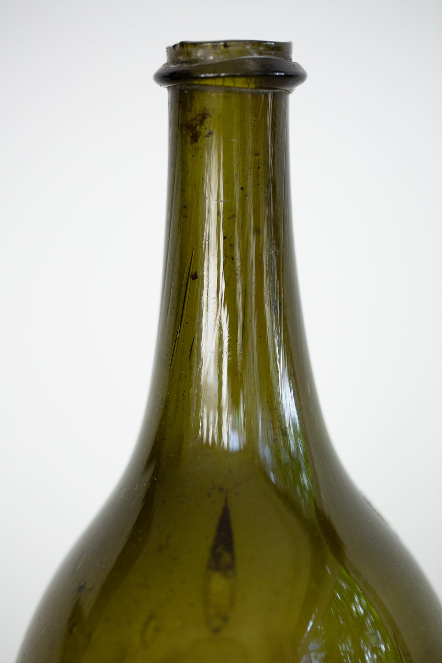 Antique glass bottle