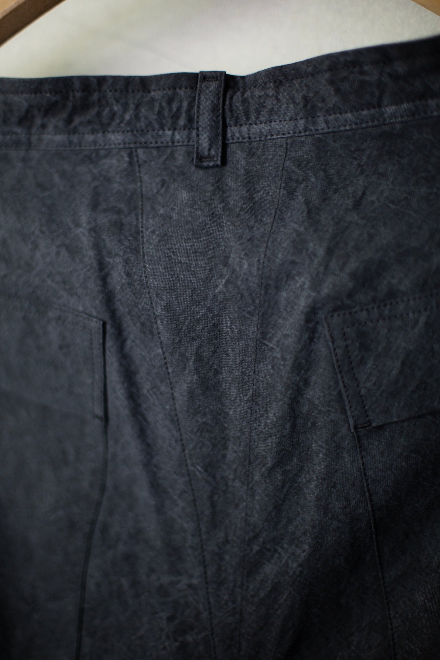 TROUSERS#72 - TIME WASHED CANVAS BLACK