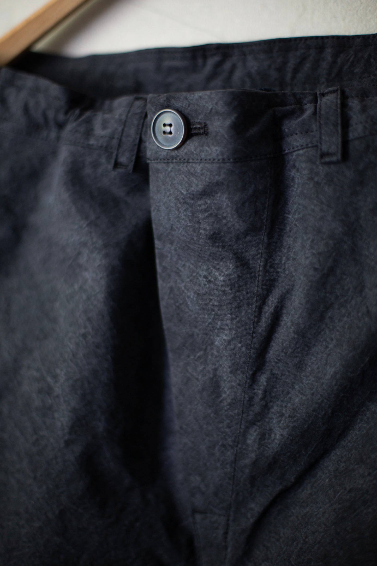 TROUSERS#72 - TIME WASHED CANVAS BLACK