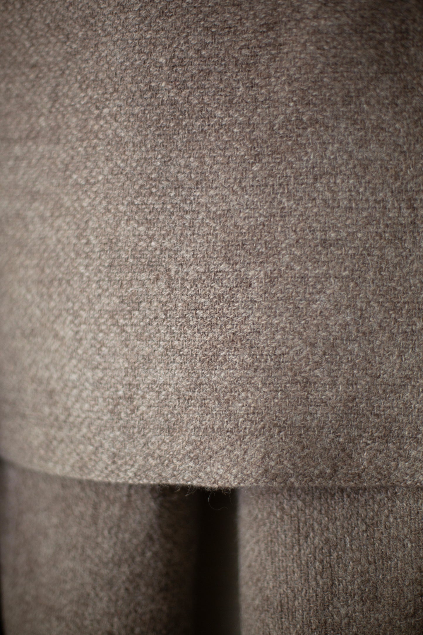 Natural Yak Grey Nomad Net scarf