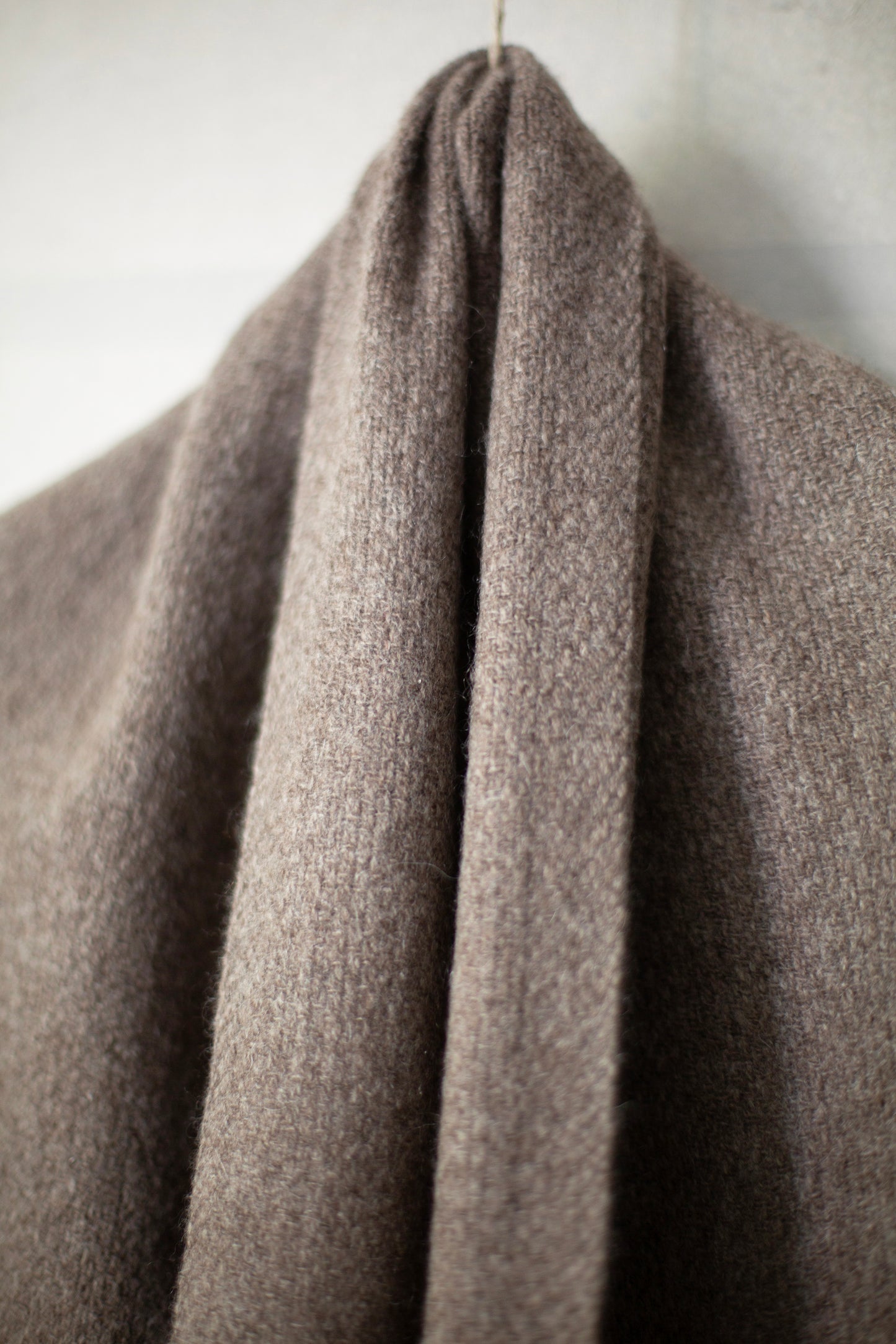 Natural Yak Grey Nomad Net scarf