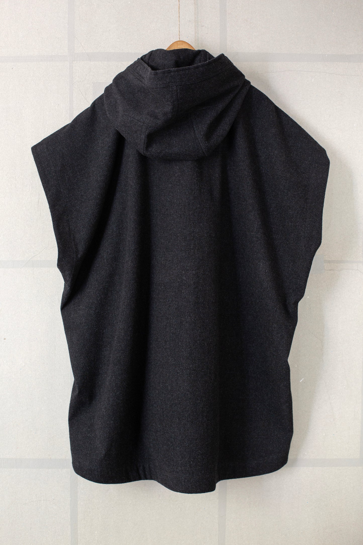 CAPE#5 - SOFT BRUSHED TWILL ANTHRACITE