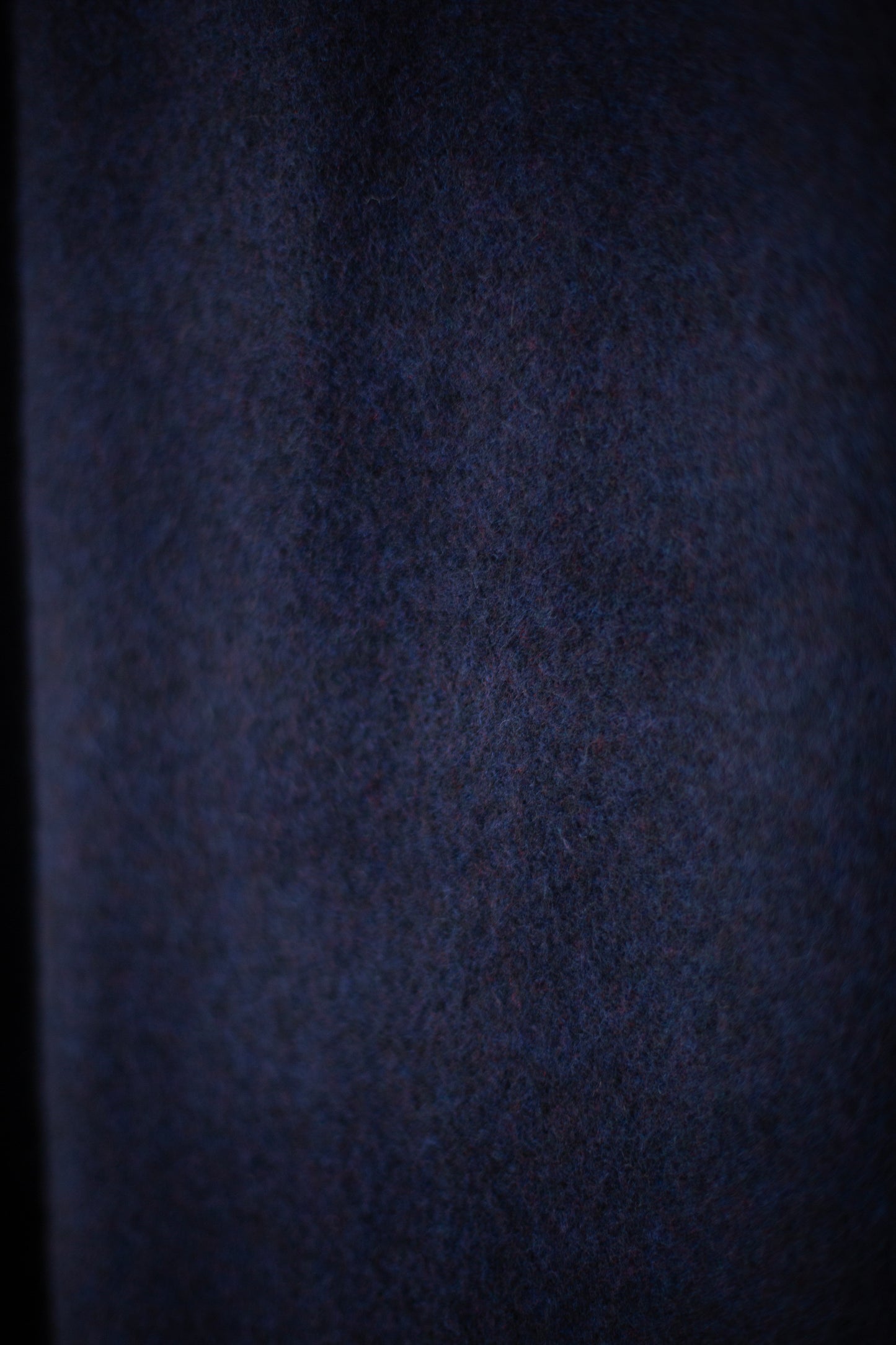 CAPE#5 - BRUSHED ALPACA WOOL MIDNIGHT