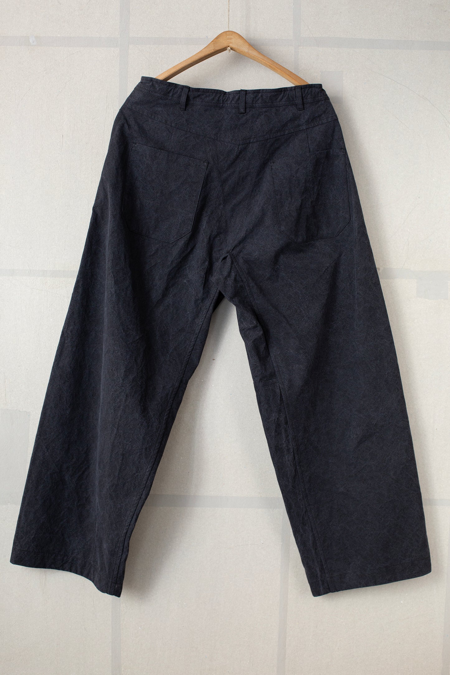 TROUSERS#84 - TIME WASHED CANVAS BLACK