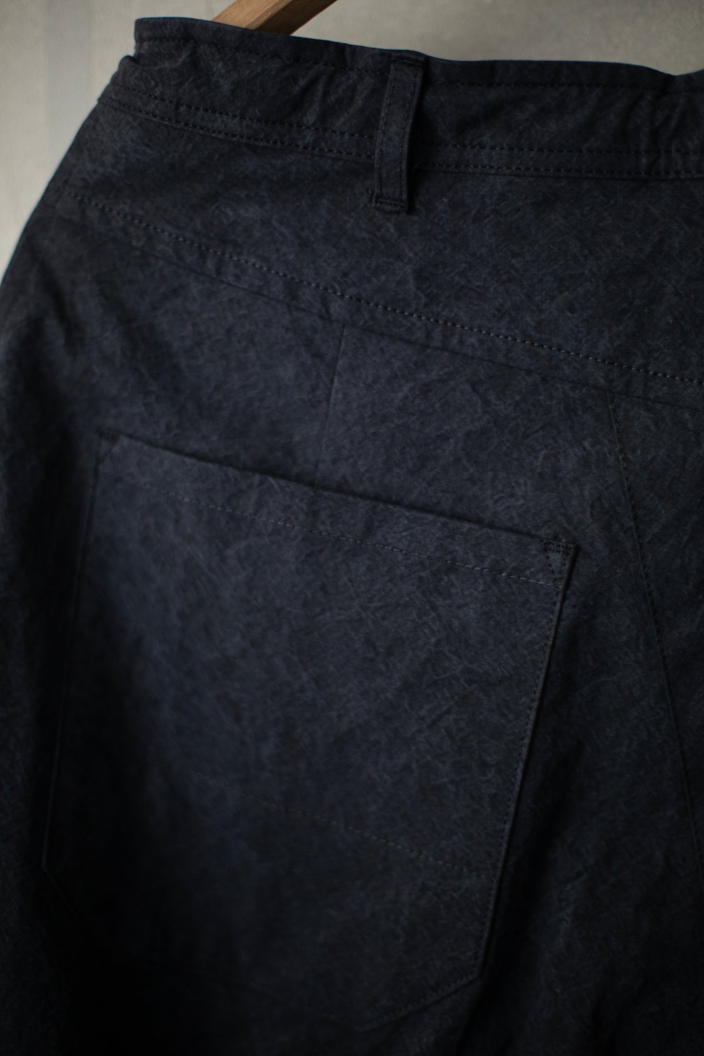 TROUSERS#84 - TIME WASHED CANVAS BLACK