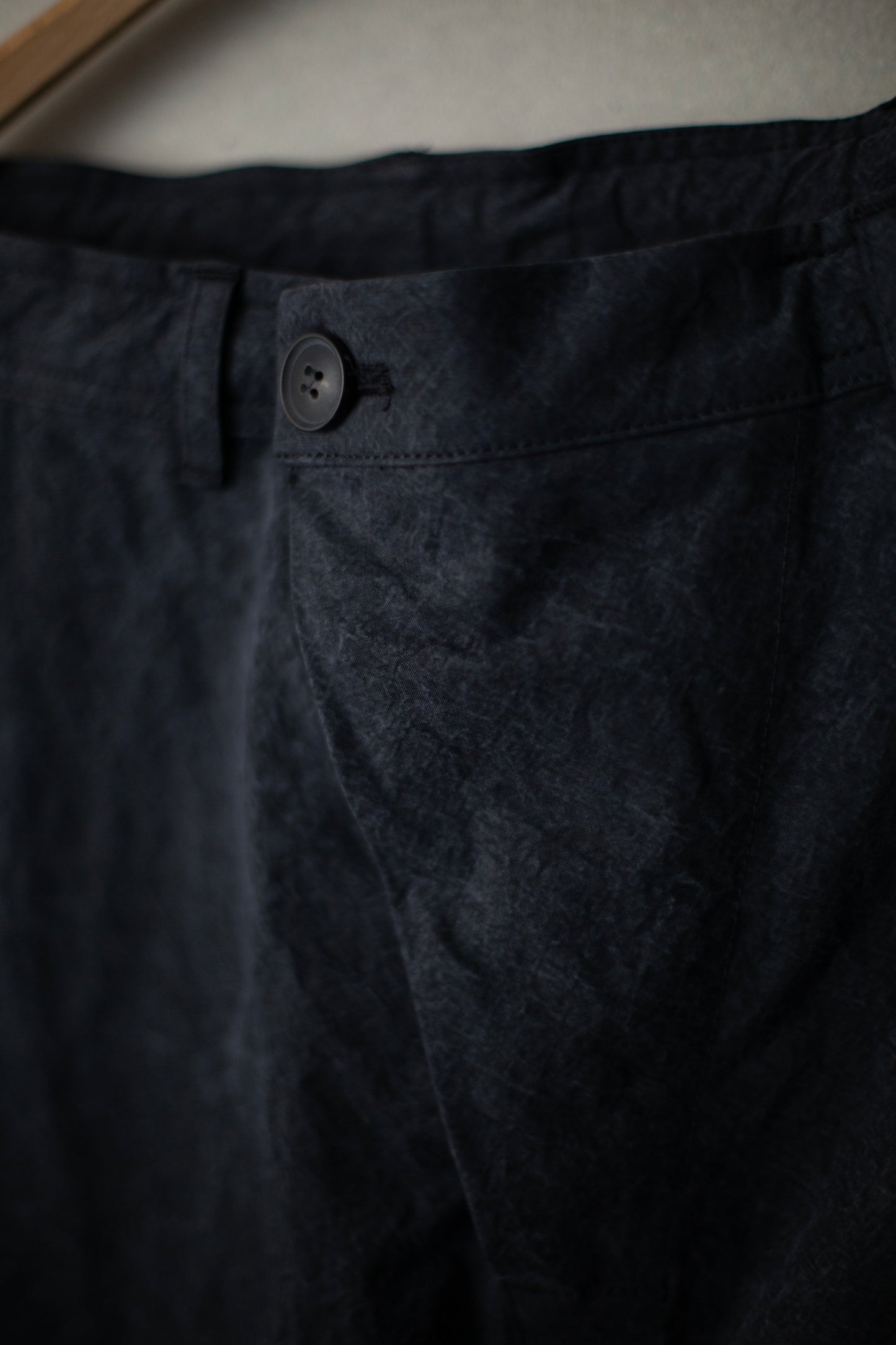 TROUSERS#84 - TIME WASHED CANVAS BLACK