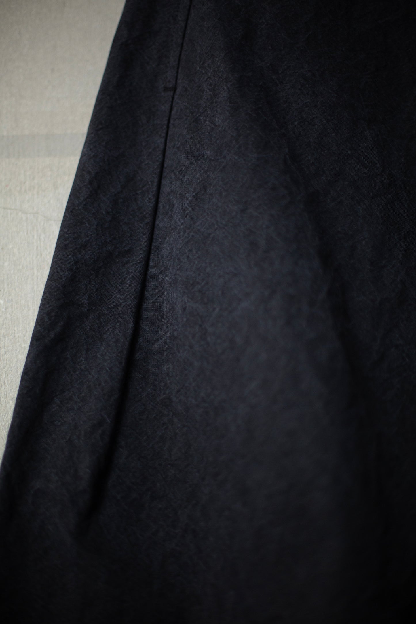 TROUSERS#84 - TIME WASHED CANVAS BLACK