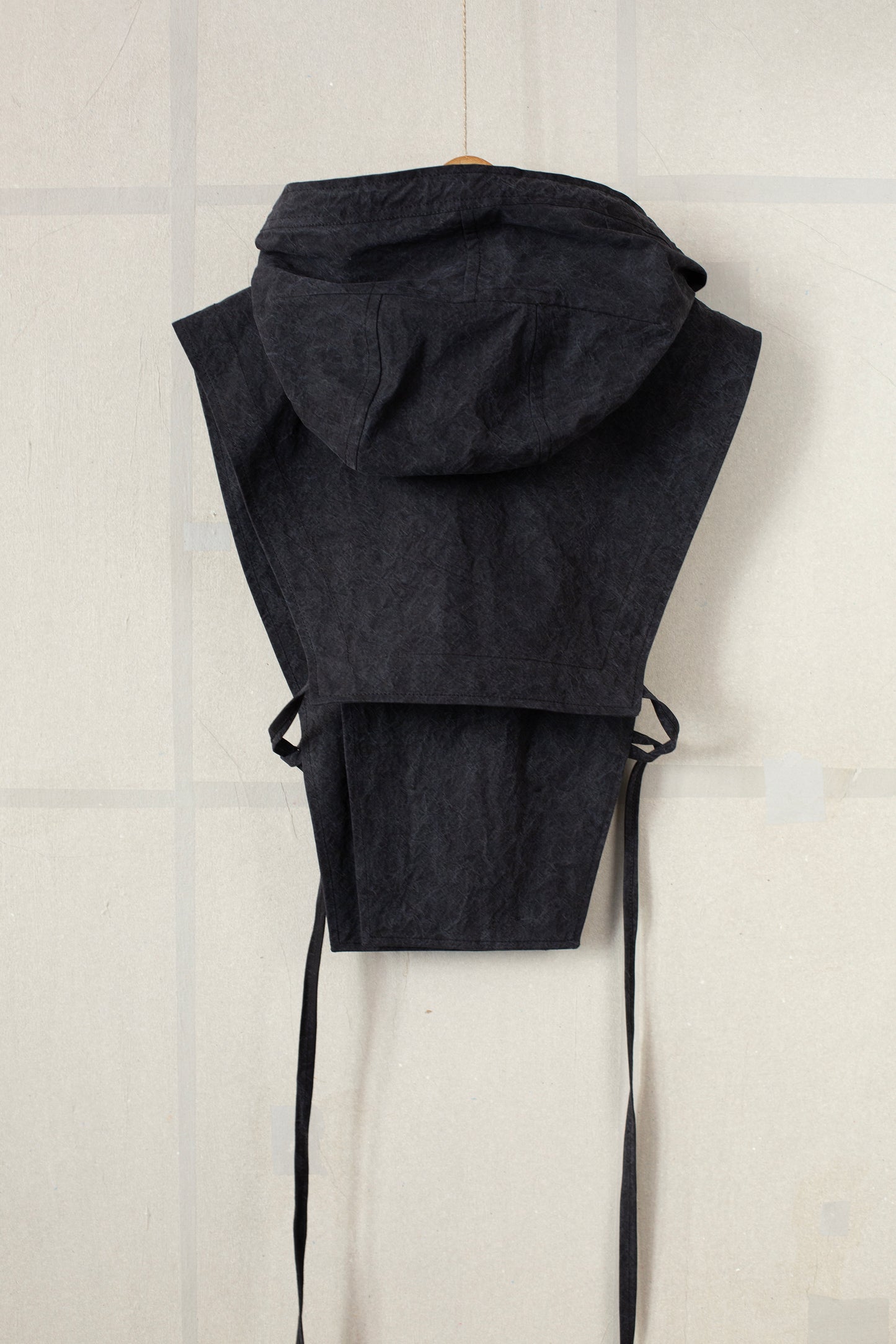 HOODPIECE#1 - TIME WASHED CANVAS BLACK