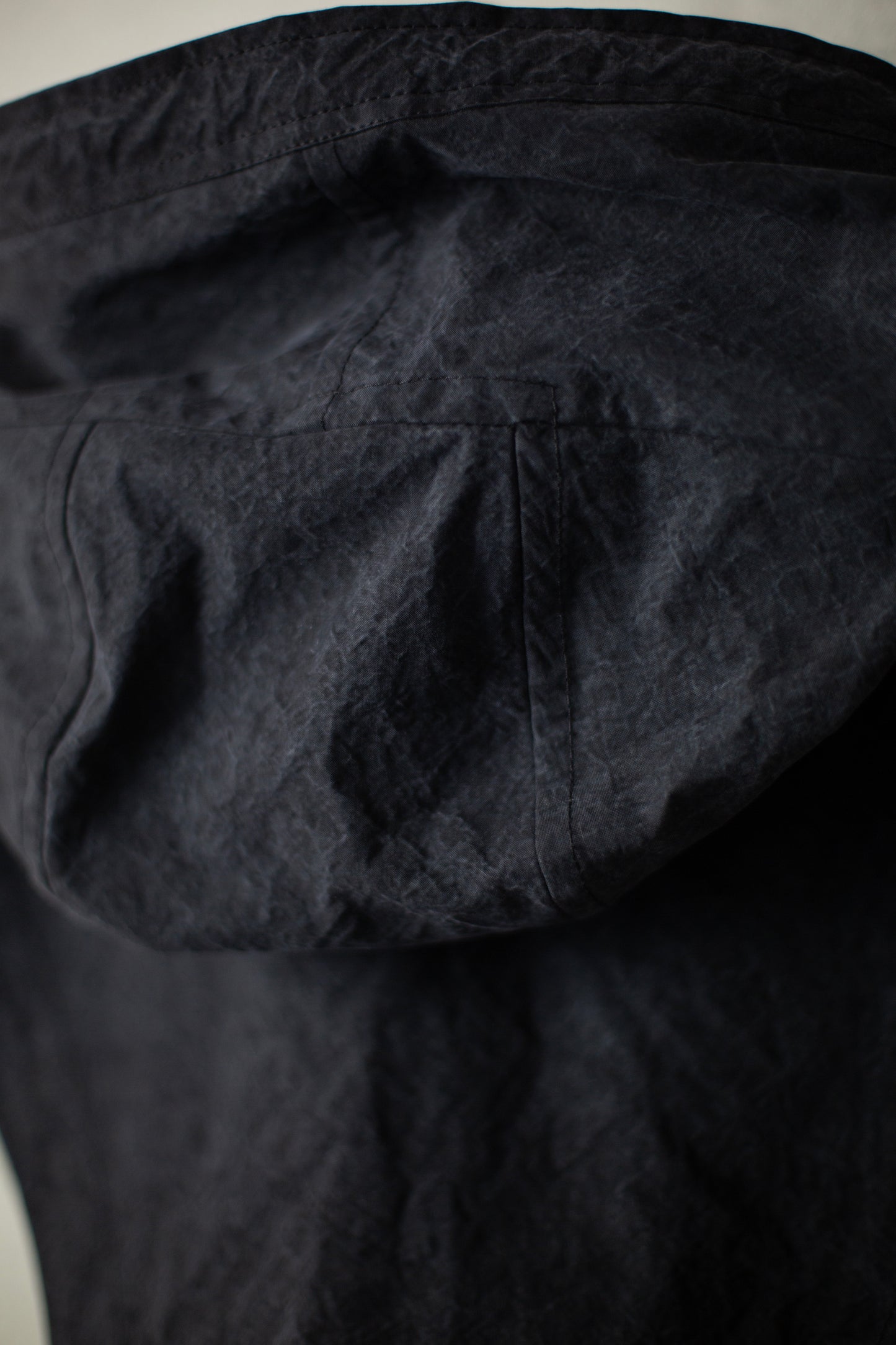 HOODPIECE#1 - TIME WASHED CANVAS BLACK