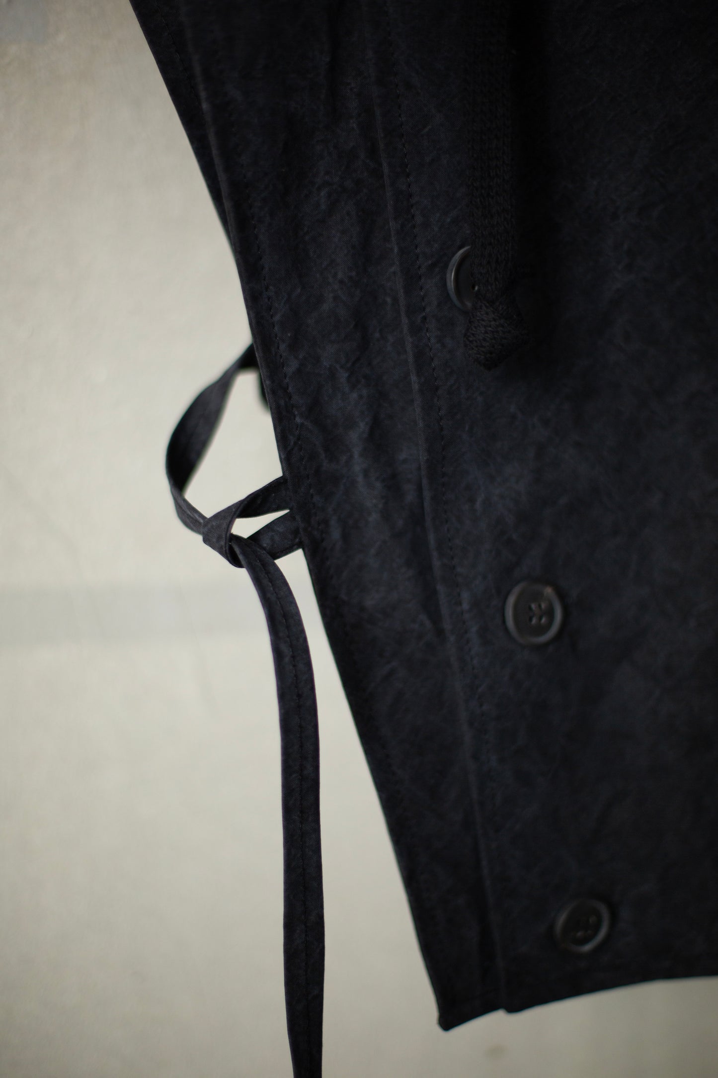 HOODPIECE#1 - TIME WASHED CANVAS BLACK