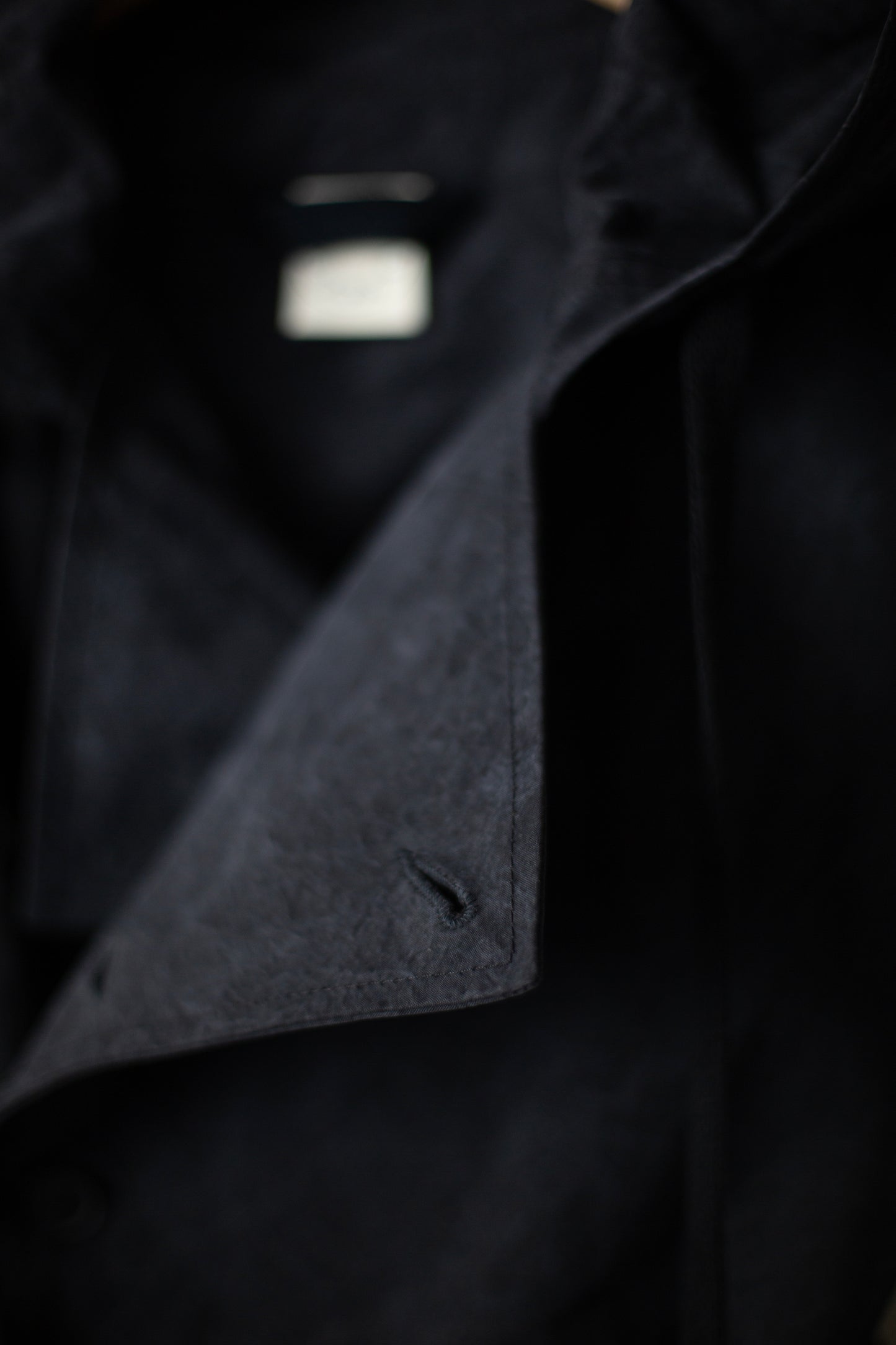 HOODPIECE#1 - TIME WASHED CANVAS BLACK