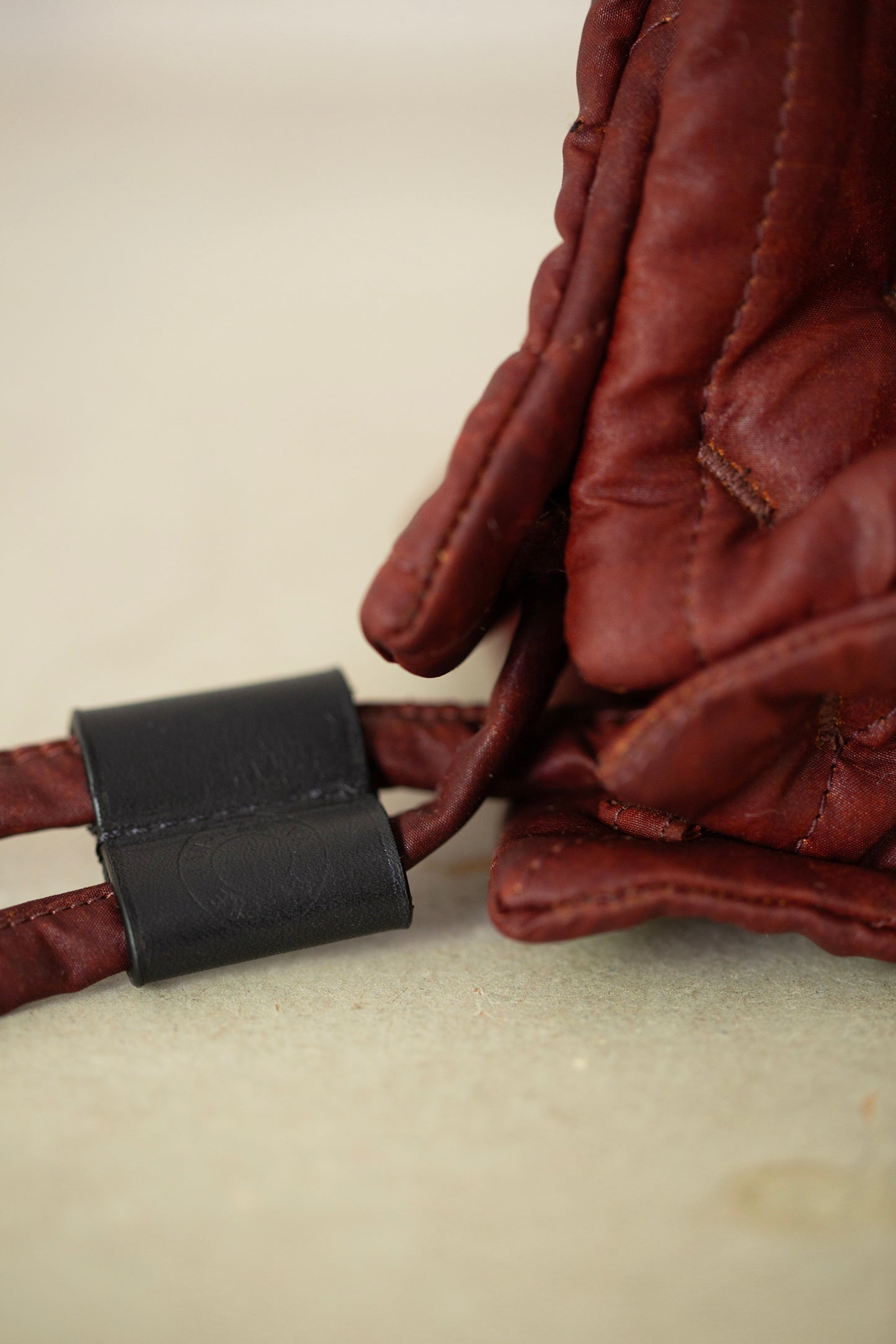 BAG#41 - SHULIANG SILK PADDED OXBLOOD