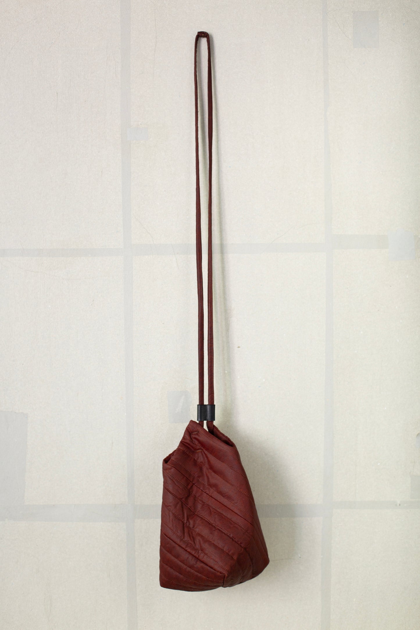BAG#41 - SHULIANG SILK PADDED OXBLOOD