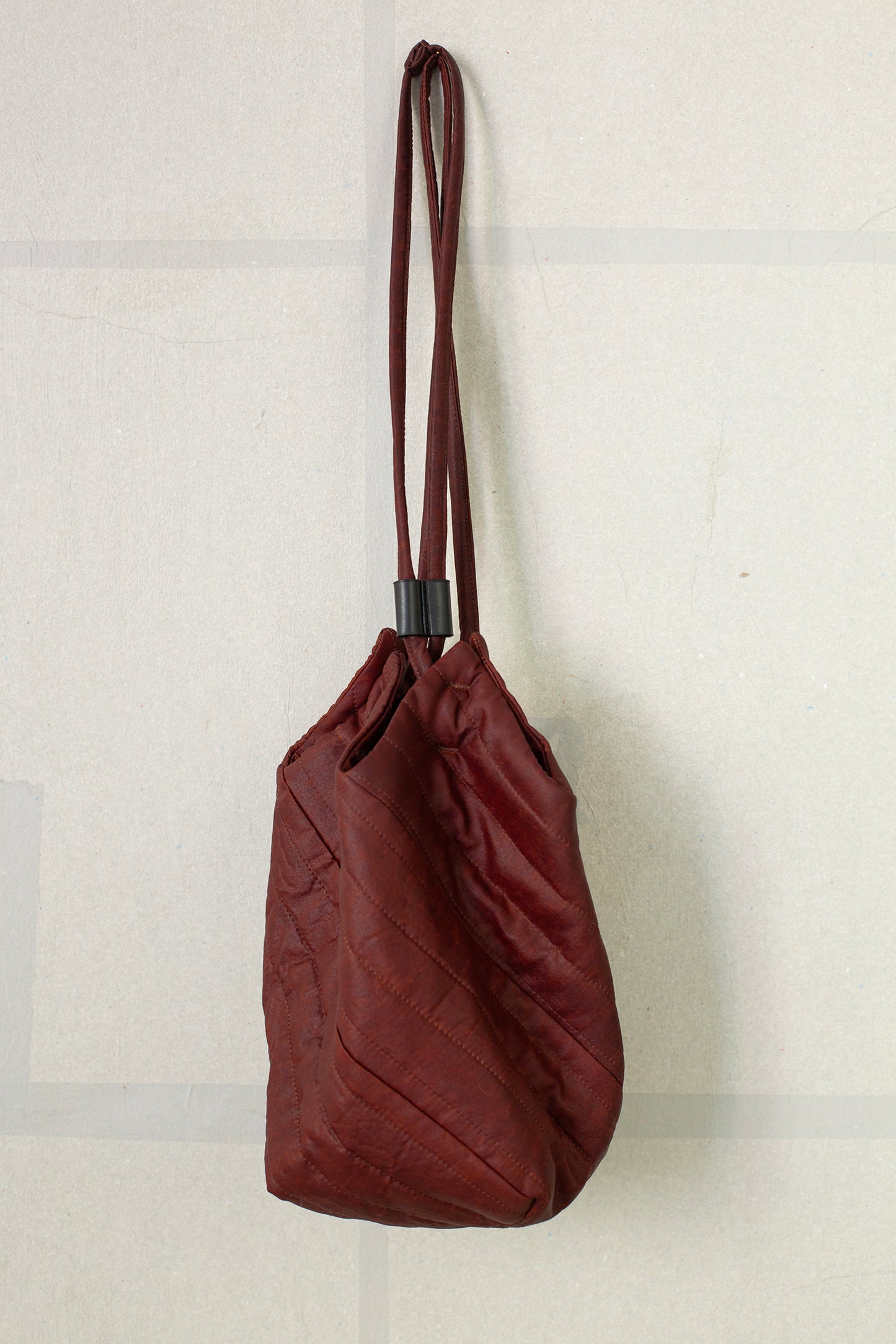BAG#41 - SHULIANG SILK PADDED OXBLOOD